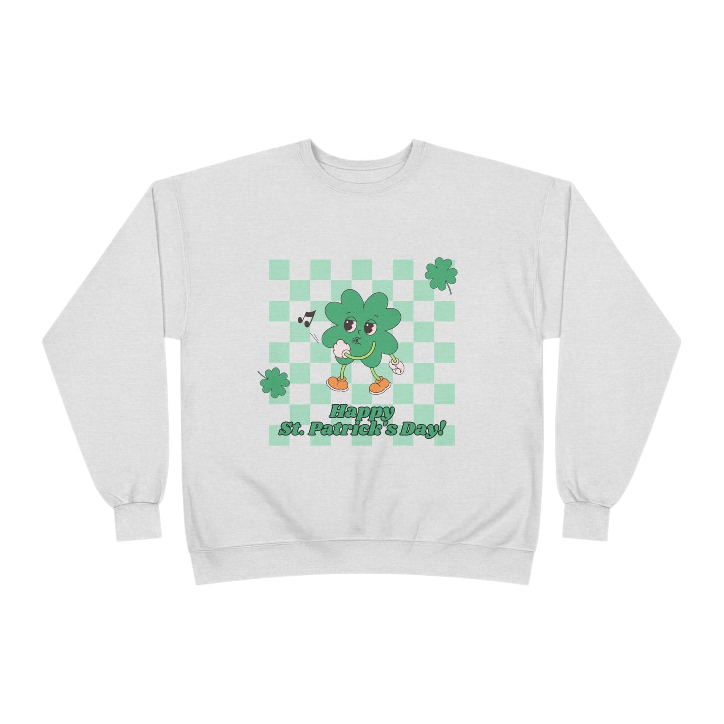 St. Pat's Checkers Unisex EcoSmart® Crewneck Sweatshirt