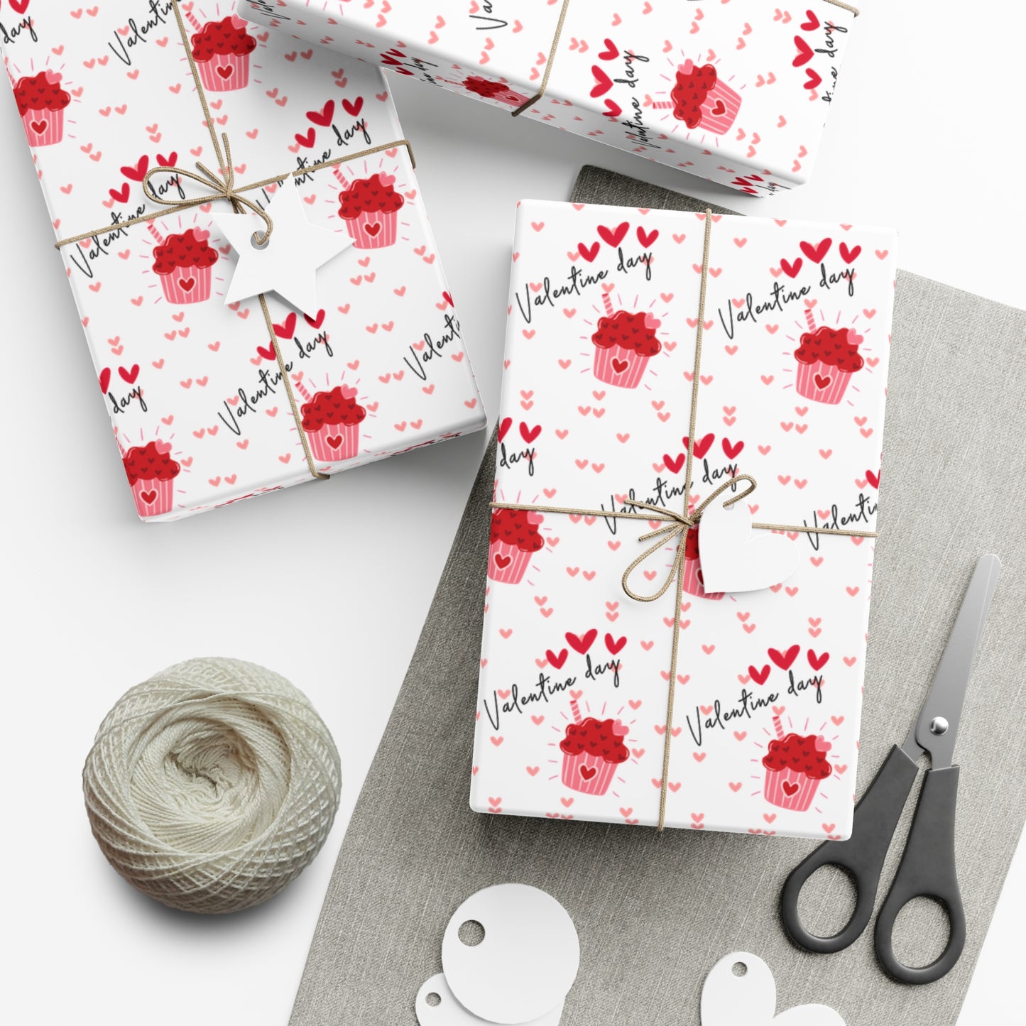 Valentine's Day Sweets Gift Wrap Papers