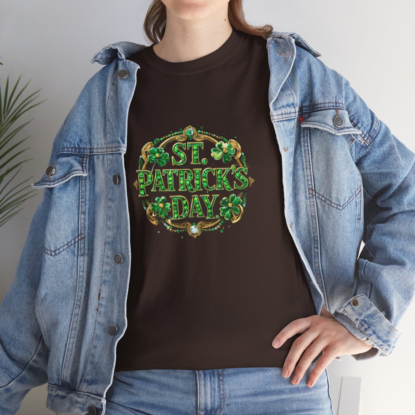 Glitzy Green Unisex Heavy Cotton Tee