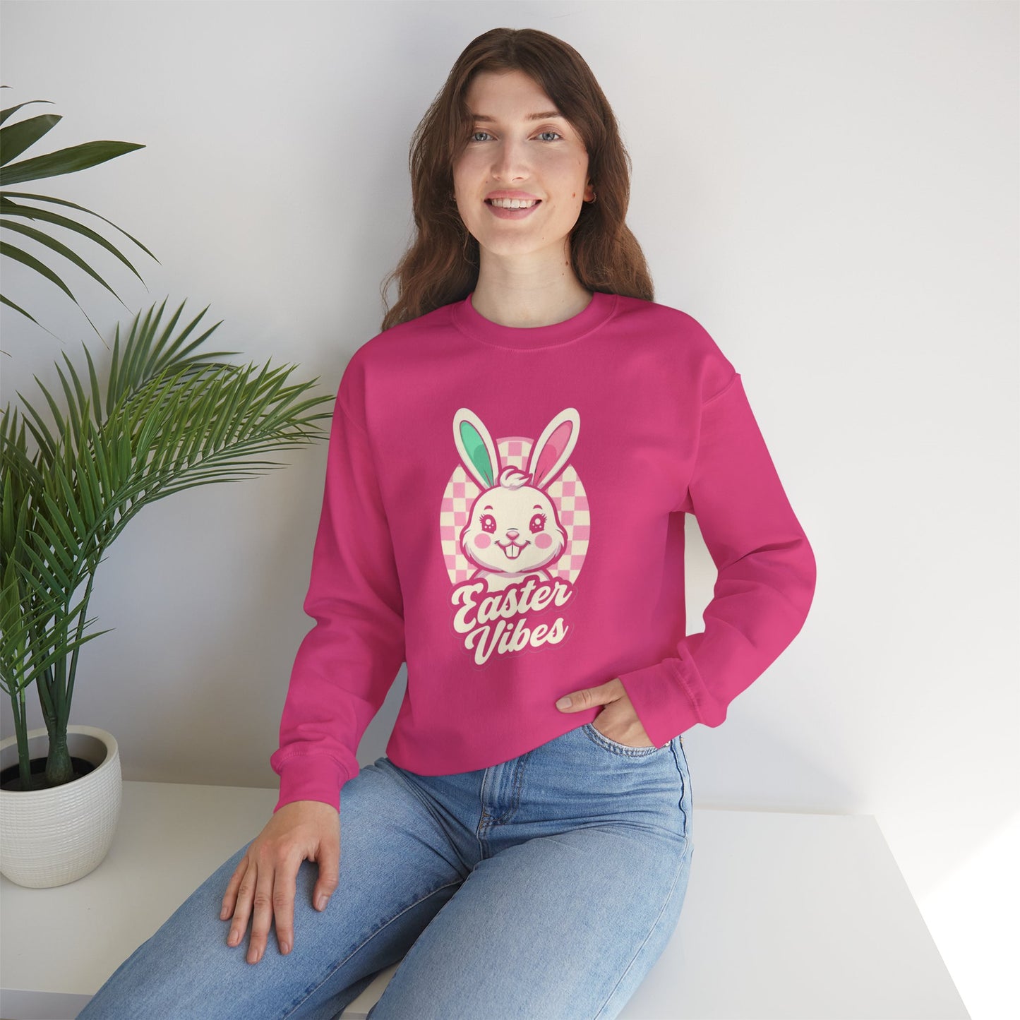 Easter Vibes Unisex Heavy Blend™ Crewneck Sweatshirt