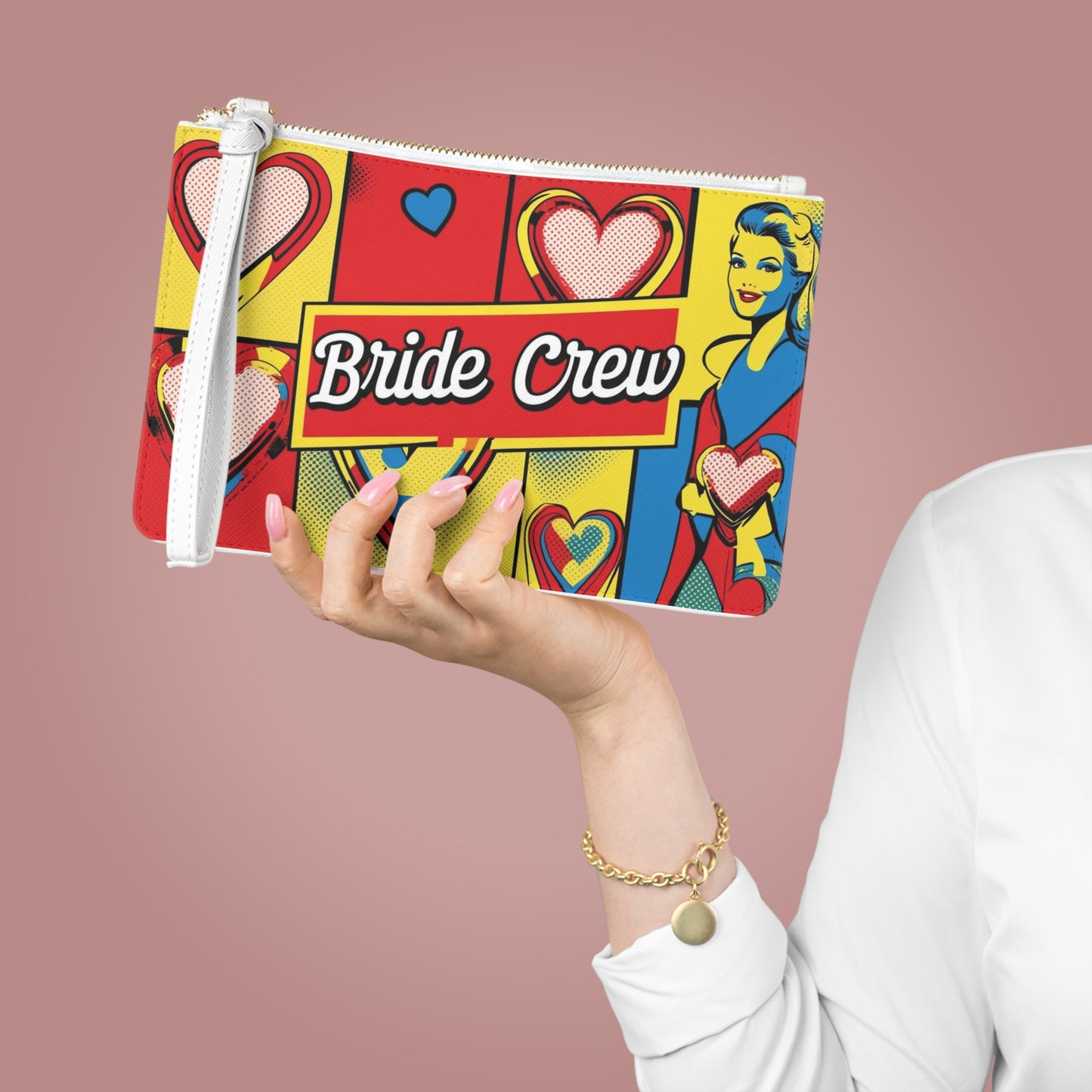 Bride Crew Clutch Bag