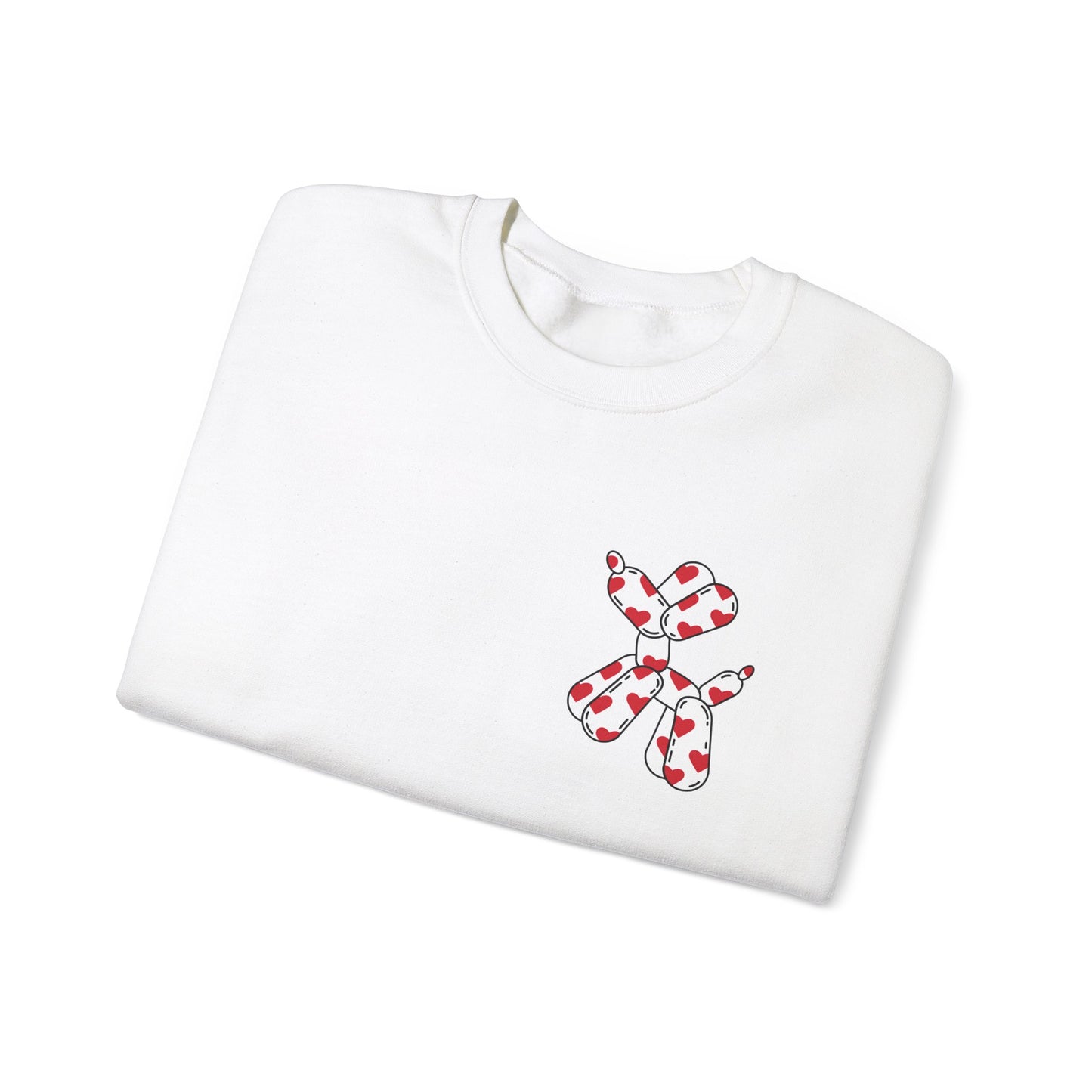 Balloon Dog Heart Unisex Heavy Blend™ Crewneck Sweatshirt