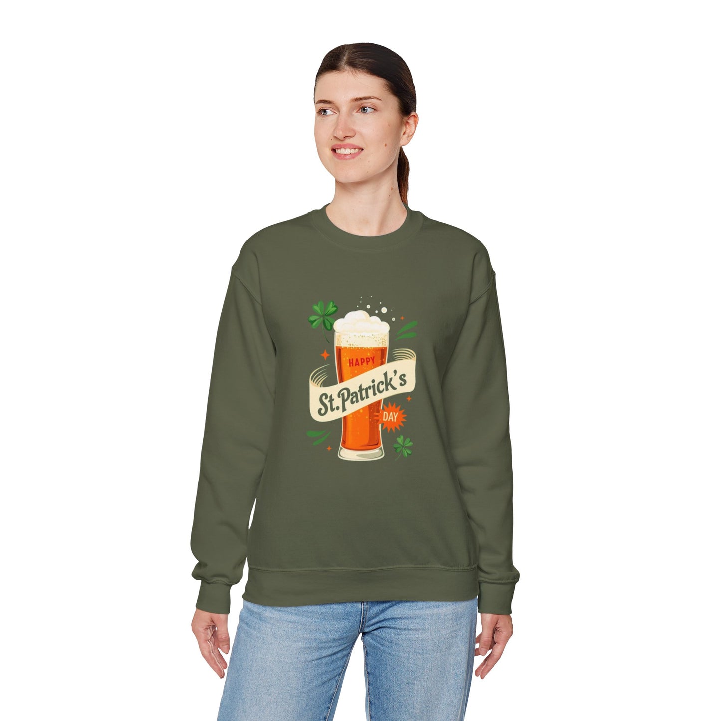 Irish You Were Beer Unisex Heavy Blend™ Crewneck Sweatshirt