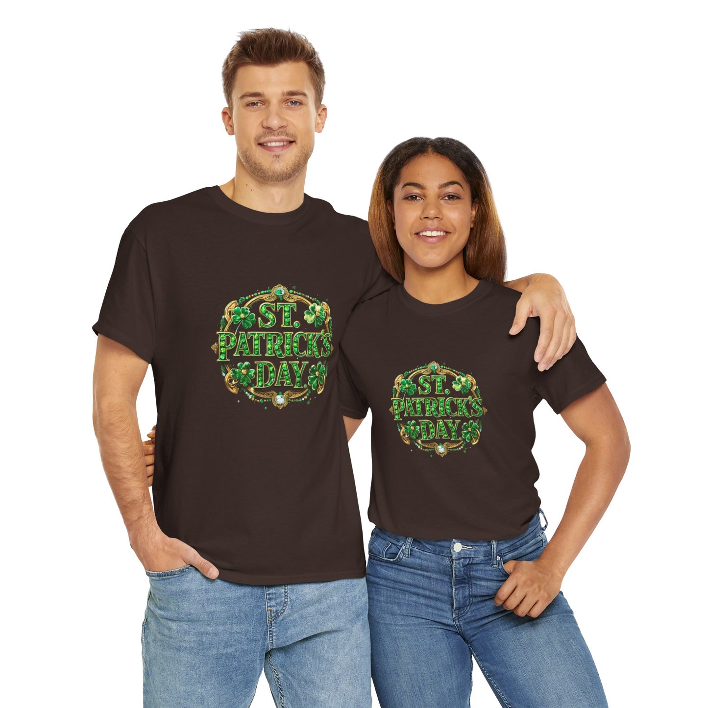 Glitzy Green Unisex Heavy Cotton Tee