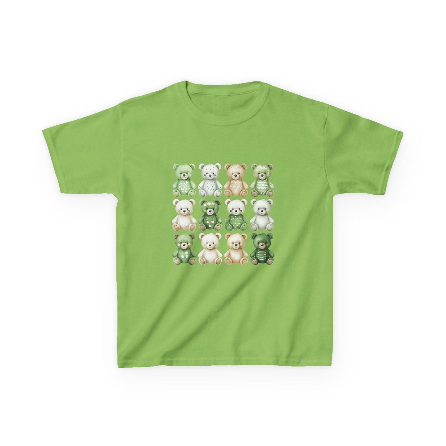 Teddy Bear Party - St. Patrick's Day Kids Heavy Cotton™ Tee