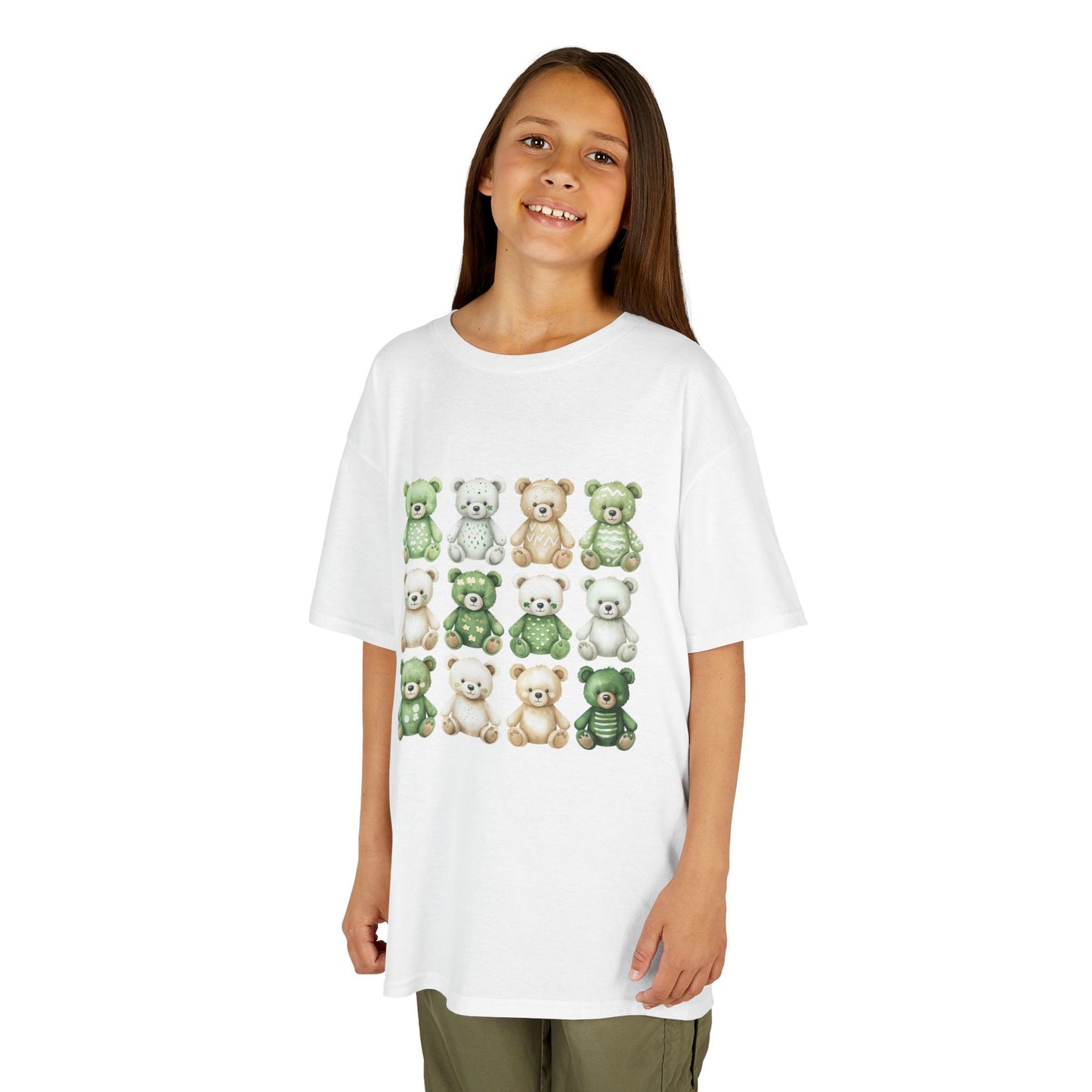 Teddy Bear Party - St. Patrick's Day Kids Heavy Cotton™ Tee