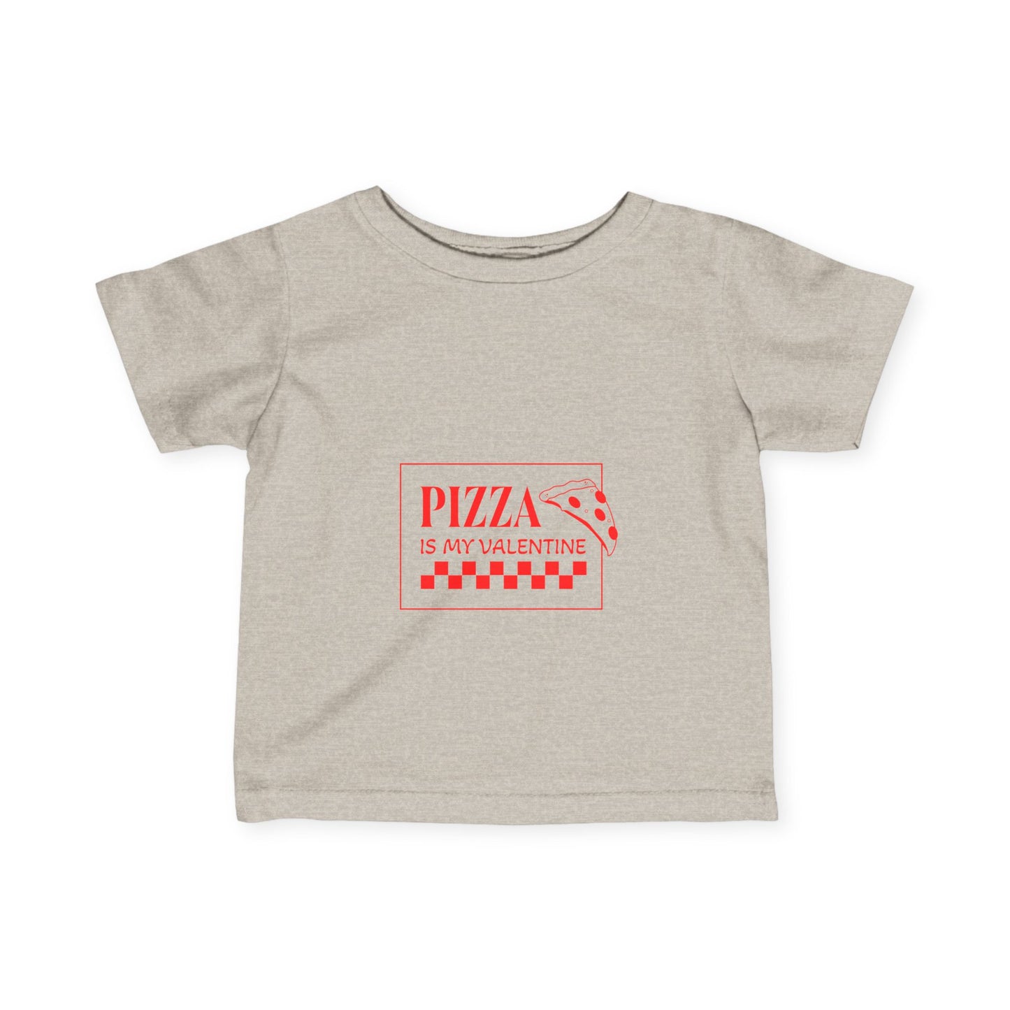 Pizza is My Valentine Infant Fine Jersey Tee