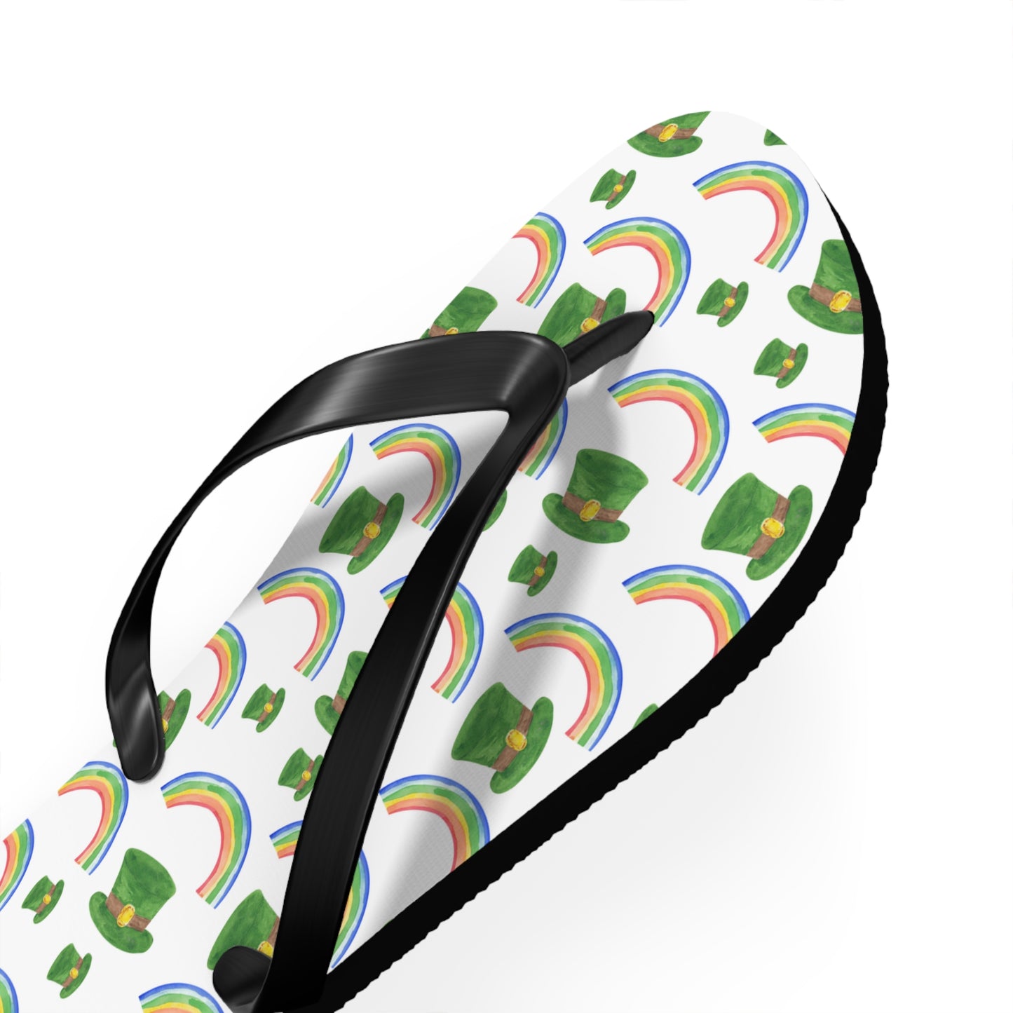 Lucky Rainbow Flip Flops