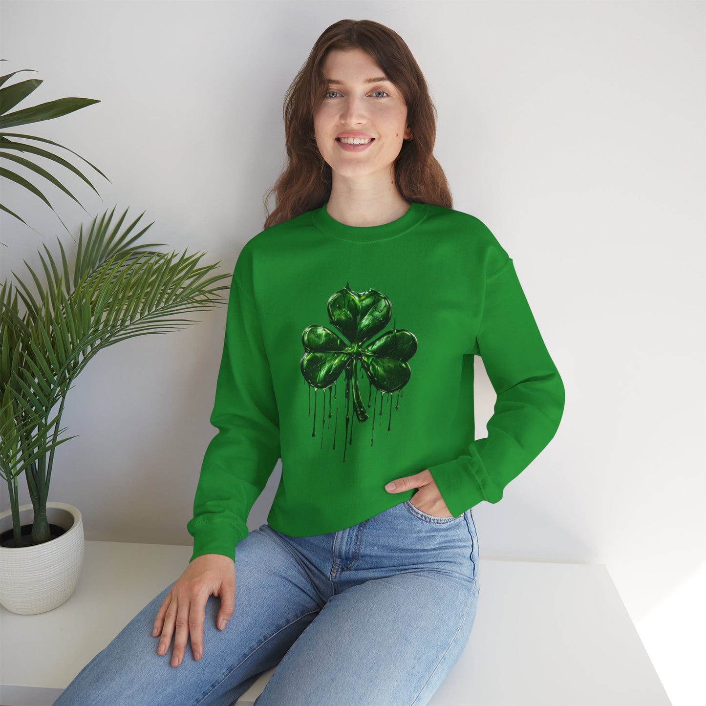 Gilded in Green Unisex Heavy Blend™ Crewneck Sweatshirt