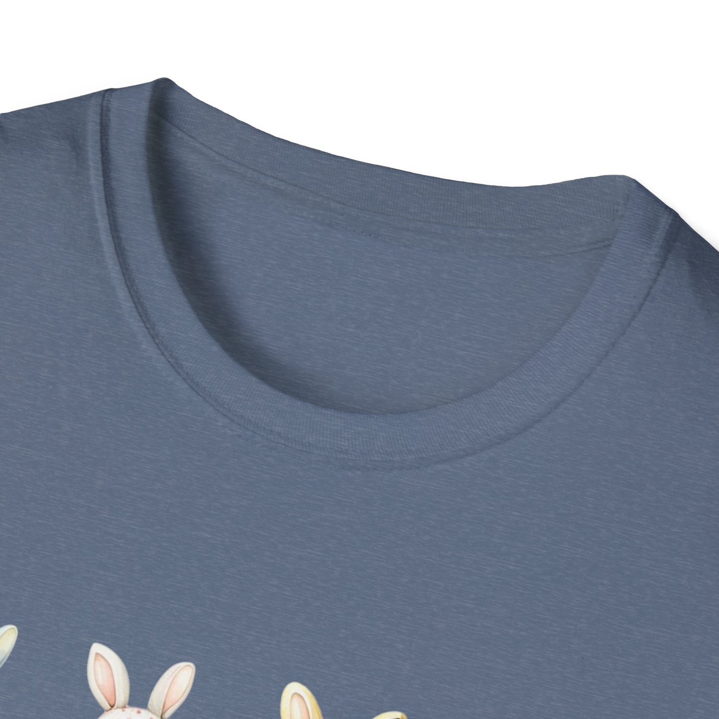 Bunny Picnic Unisex Softstyle T-Shirt for Easter