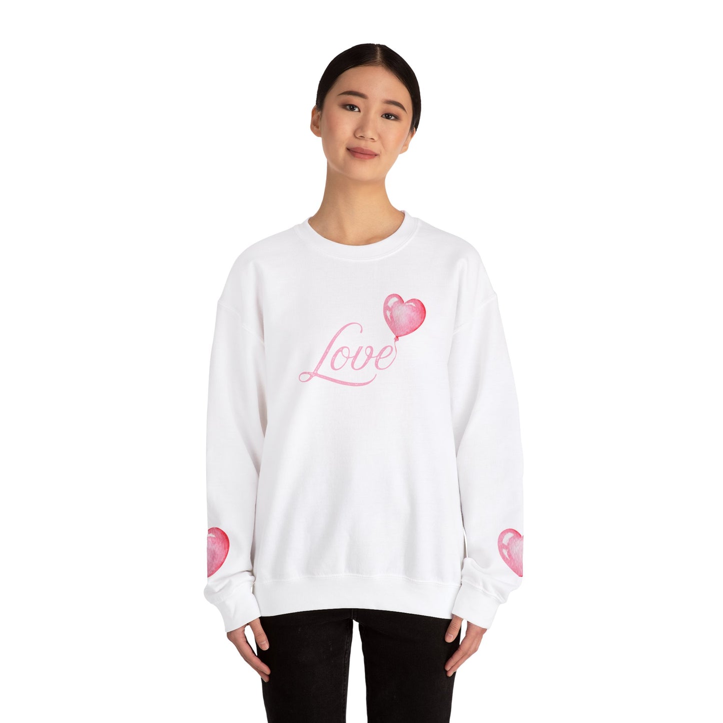 Love Balloon Unisex Heavy Blend™ Crewneck Sweatshirt