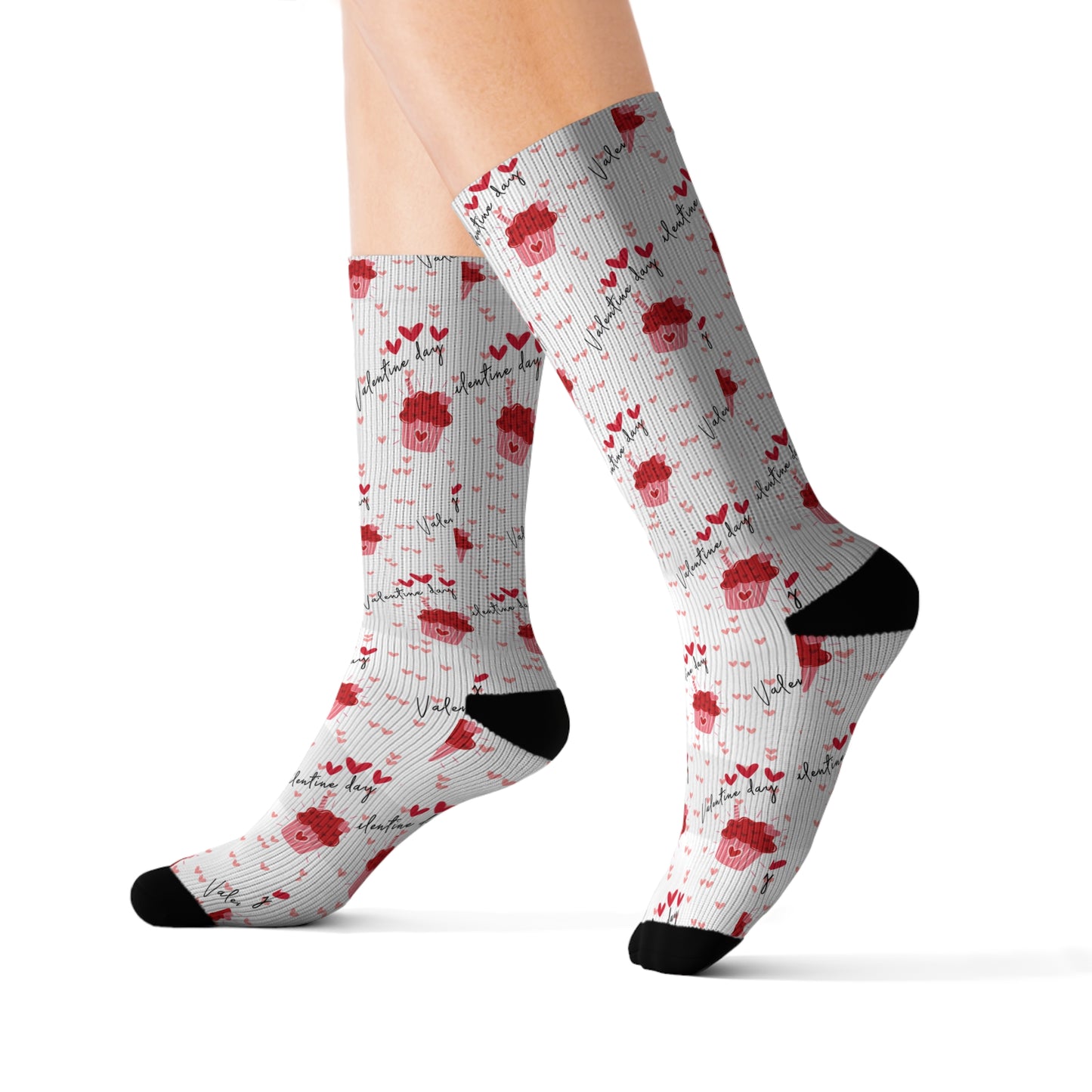 Valentine's Day Sweets Sublimation Socks