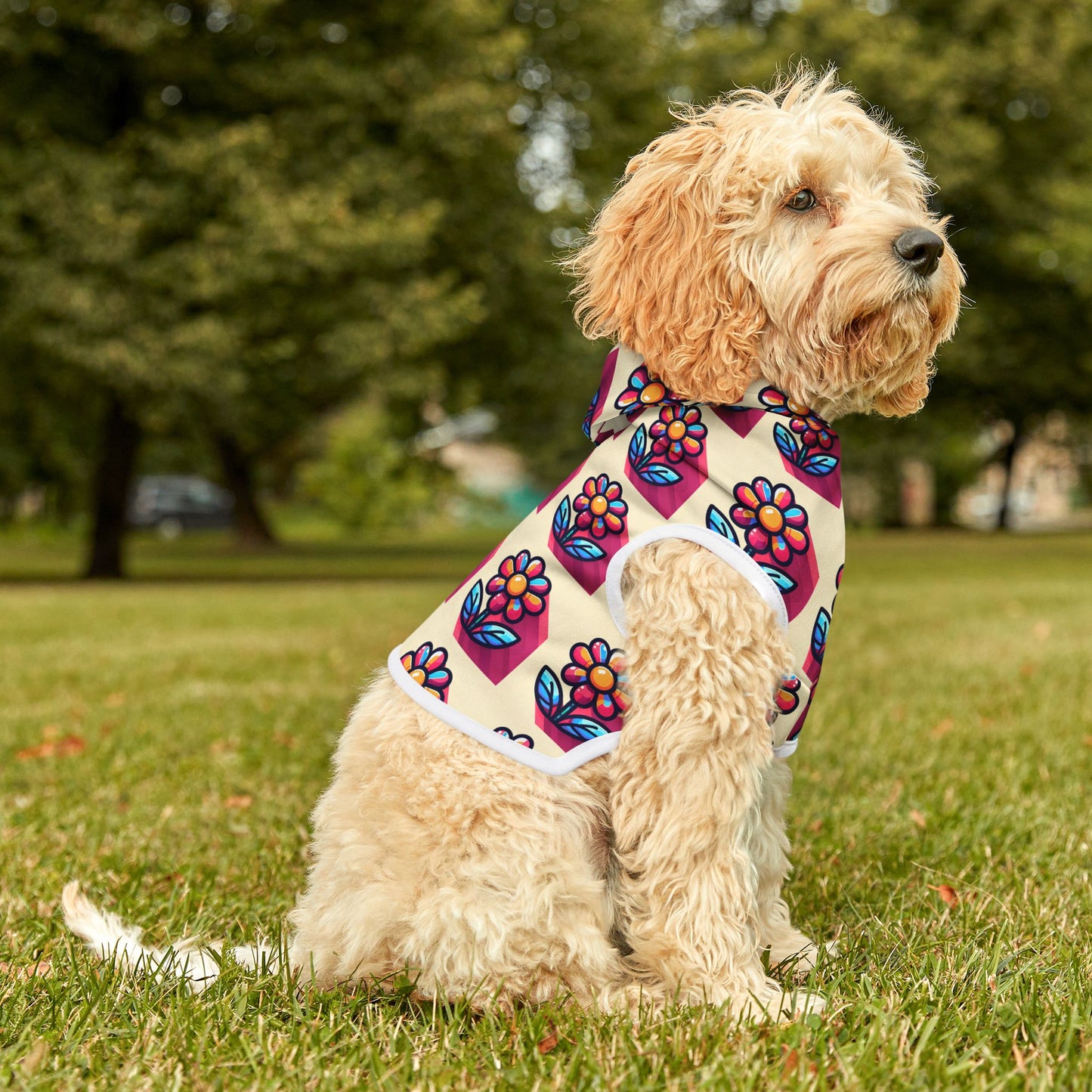 Starburst Flower Pet Hoodie (Dog or Cat)