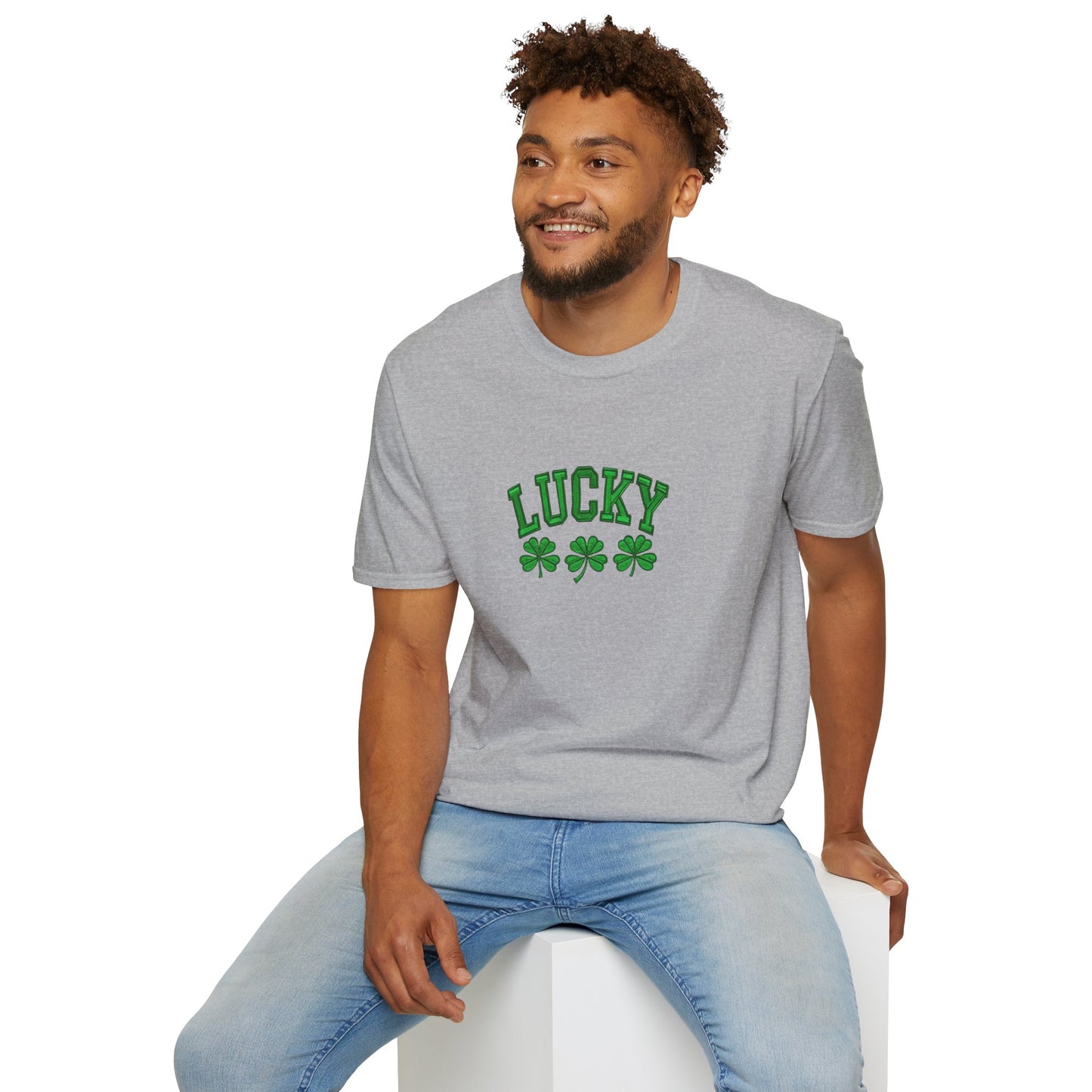 Lucky (print) Unisex Softstyle T-Shirt