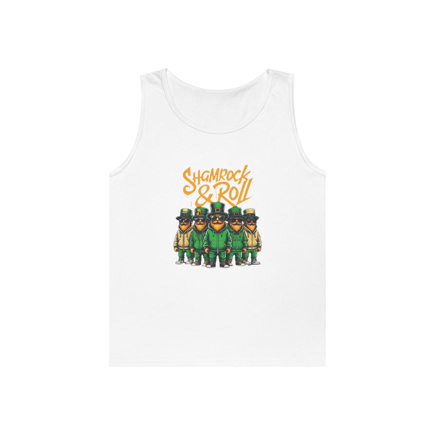 Shamrock & Roll Unisex Heavy Cotton Tank Top