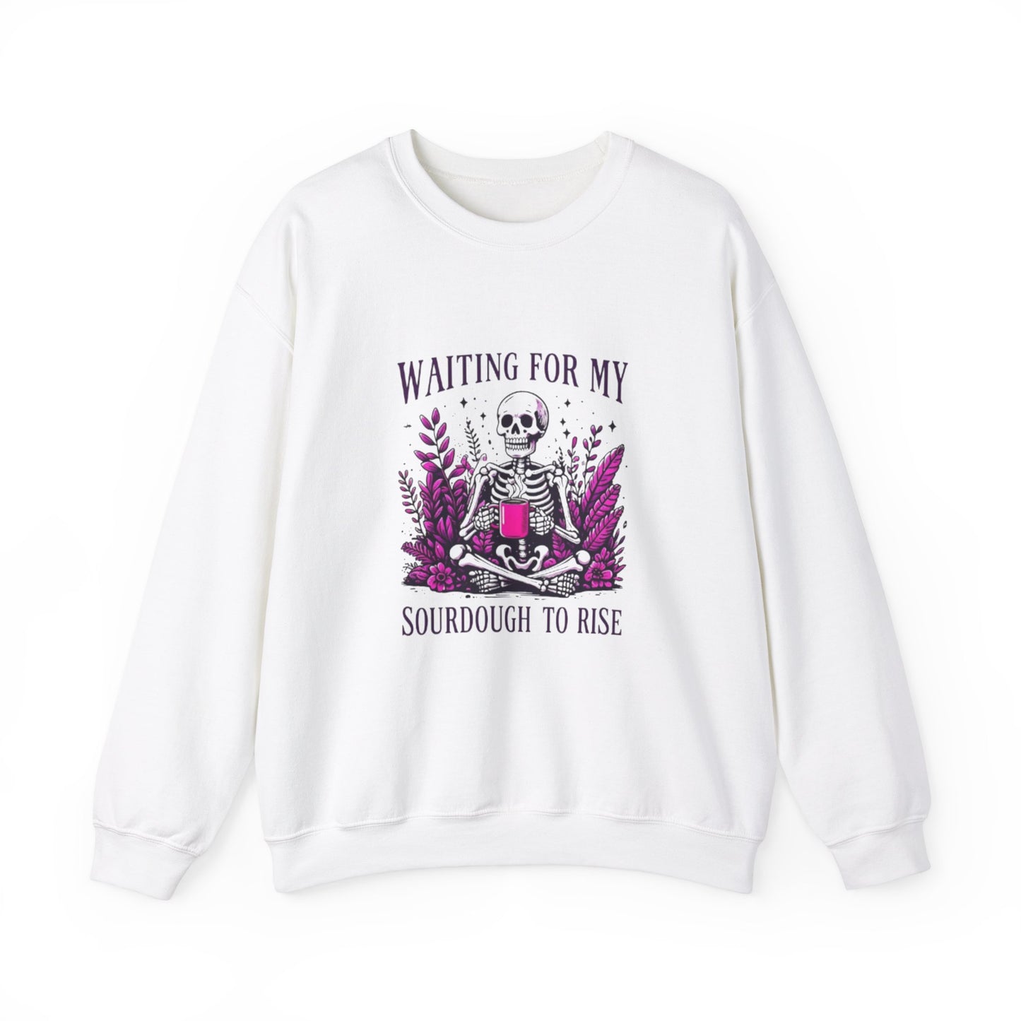 Waiting For My Sourdough Unisex Heavy Blend™ Crewneck Sweatshirt