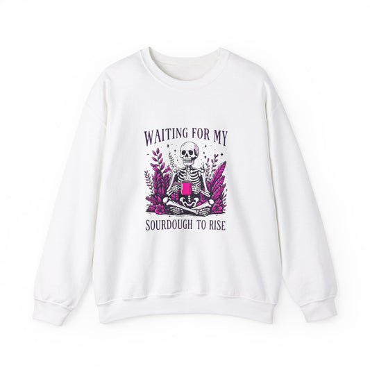 Waiting For My Sourdough Unisex Heavy Blend™ Crewneck Sweatshirt