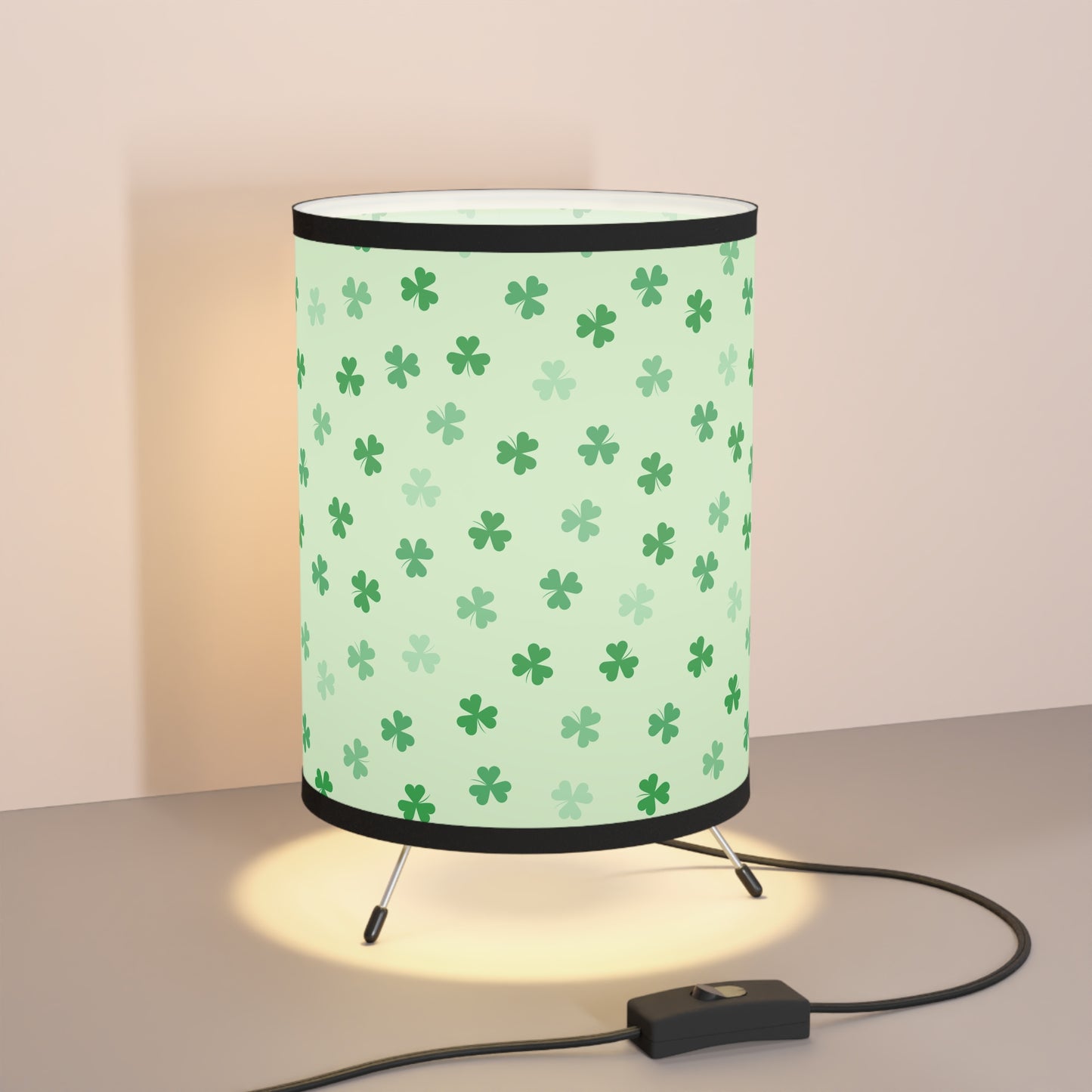 Mint Triple Rock Tripod Lamp with High-Res Printed Shade, US\CA plug