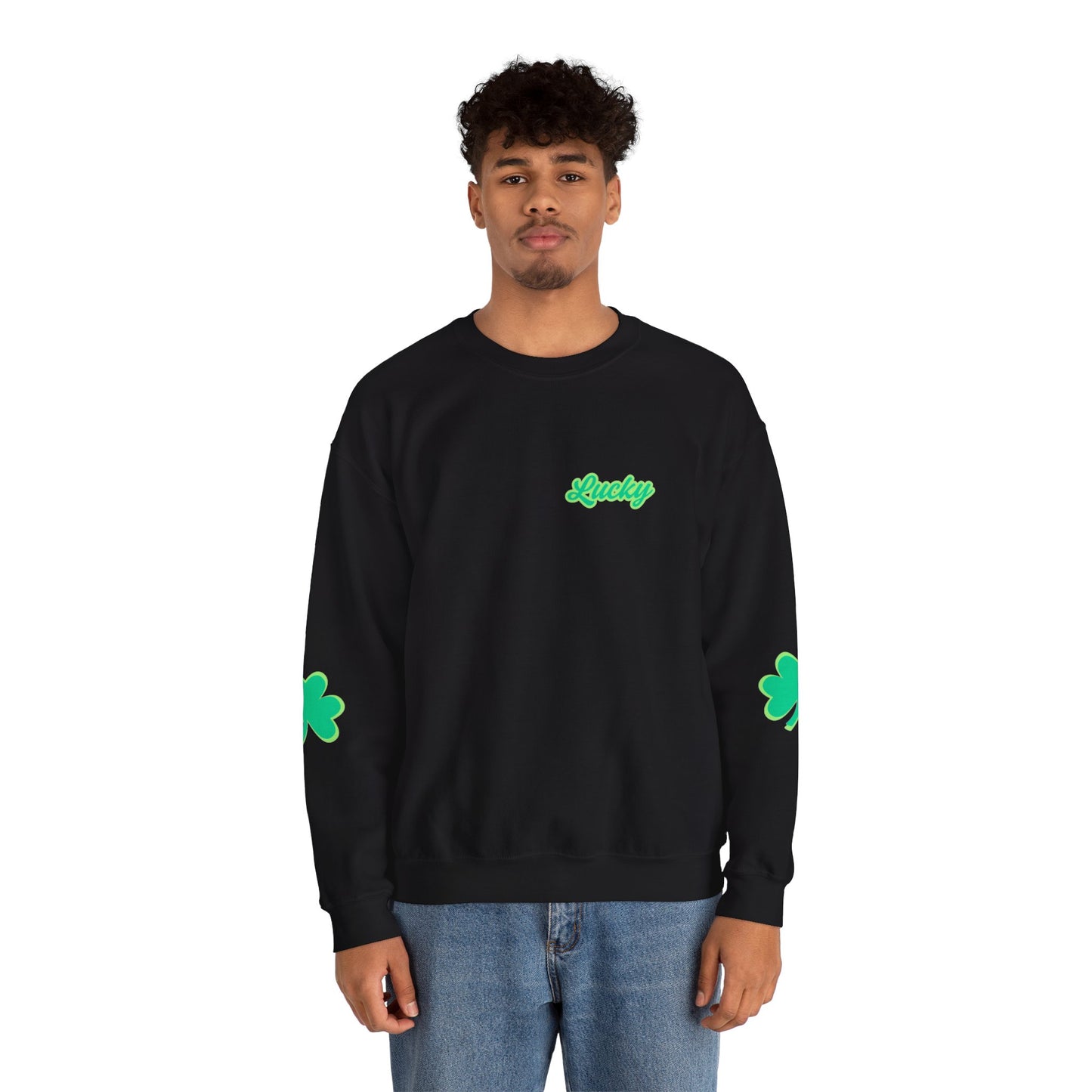 Glowin’ Green Unisex Heavy Blend™ Crewneck Sweatshirt