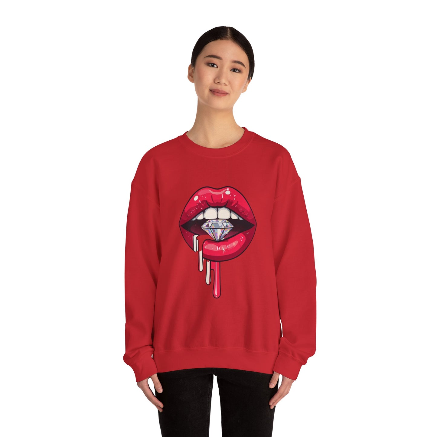 Bite the Diamond Unisex Heavy Blend™ Crewneck Sweatshirt