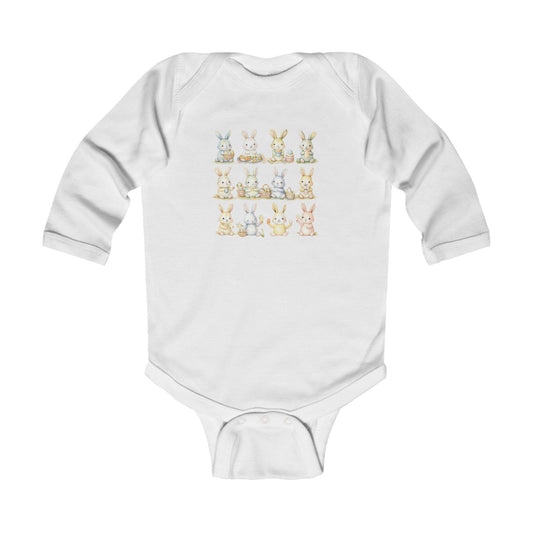 Bunny Picnic Infant Long Sleeve Bodysuit