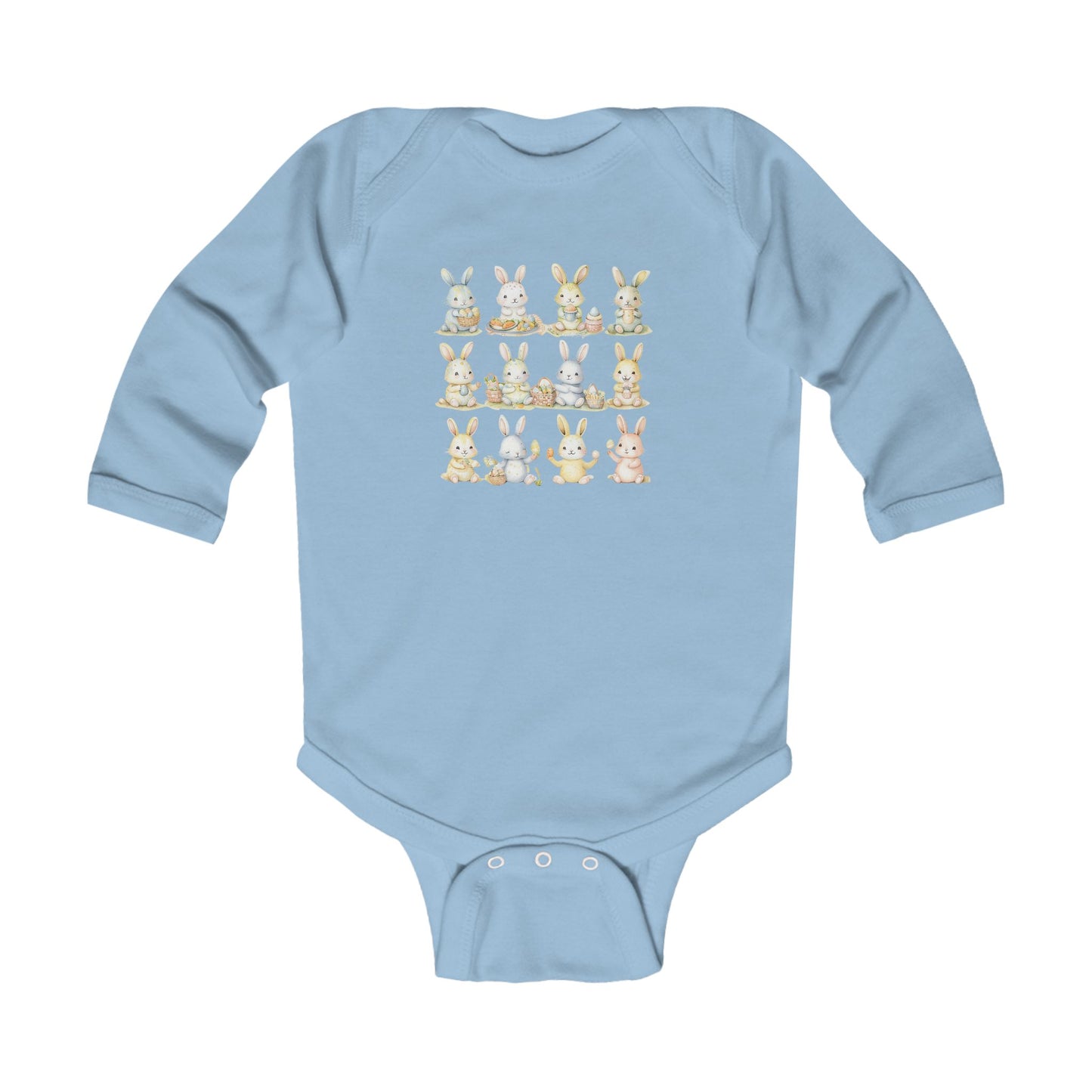 Bunny Picnic Infant Long Sleeve Bodysuit