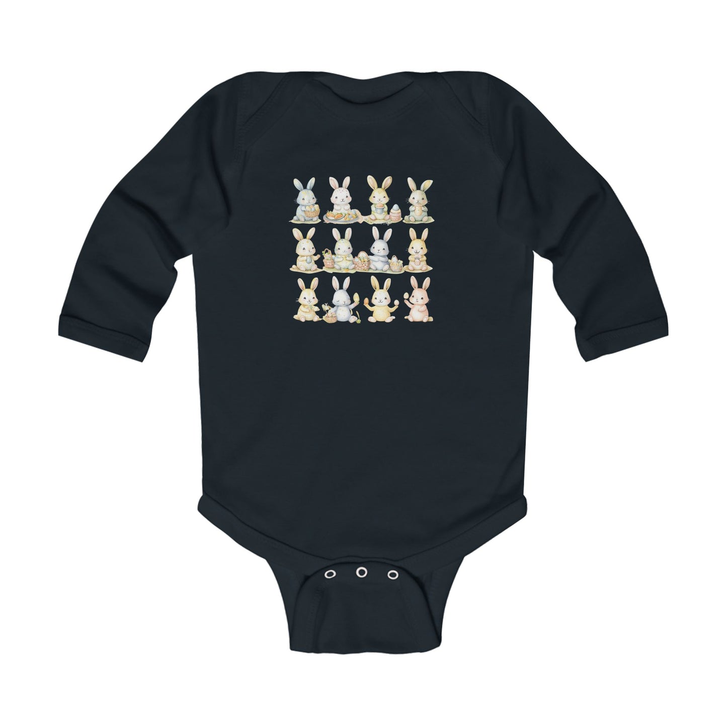 Bunny Picnic Infant Long Sleeve Bodysuit