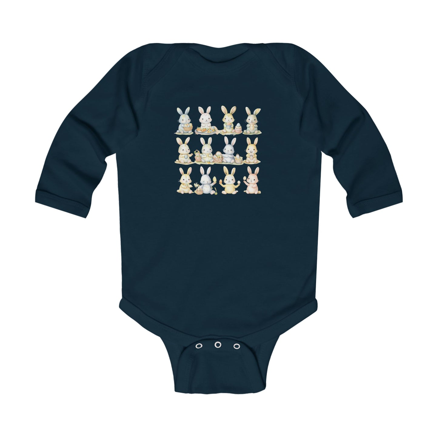 Bunny Picnic Infant Long Sleeve Bodysuit