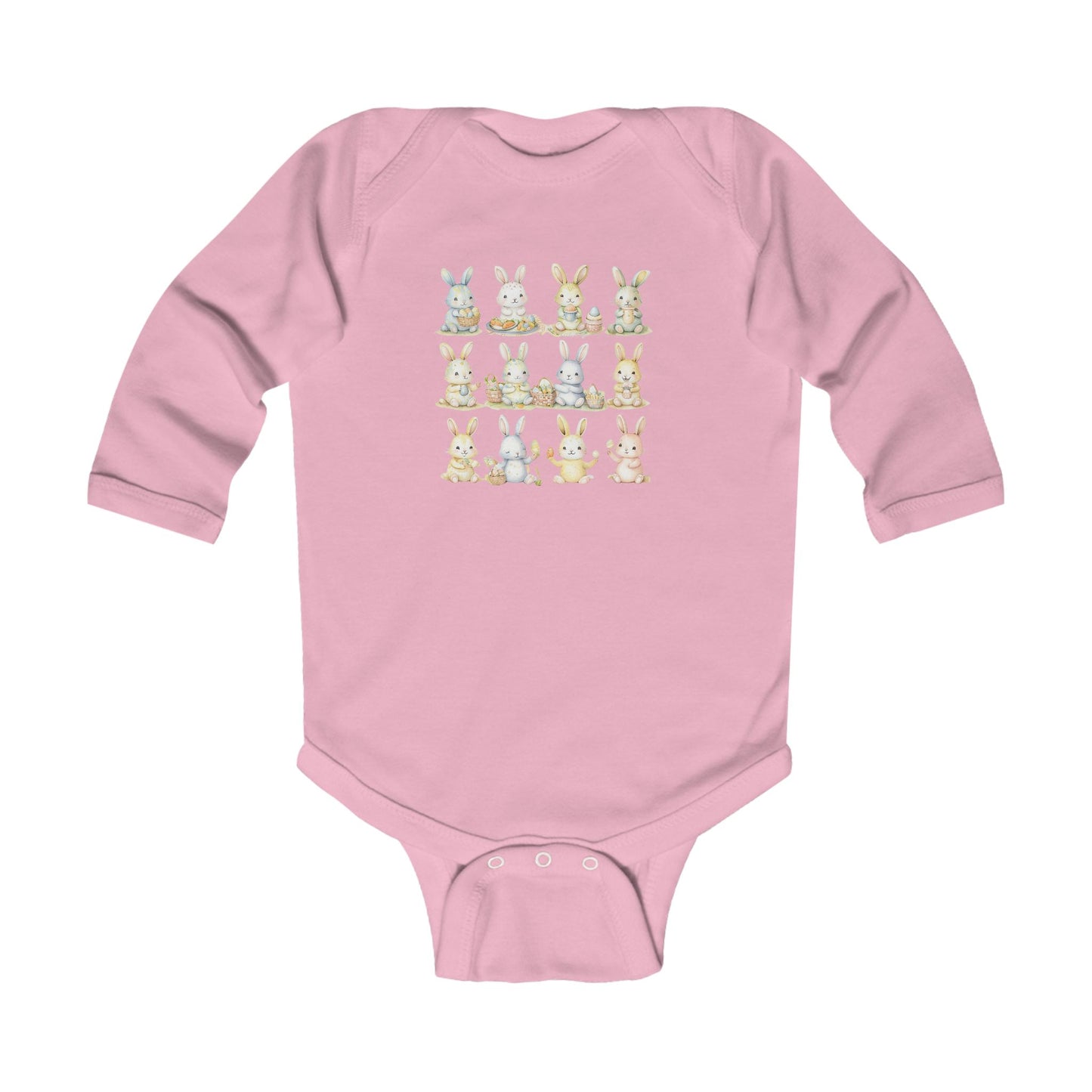 Bunny Picnic Infant Long Sleeve Bodysuit