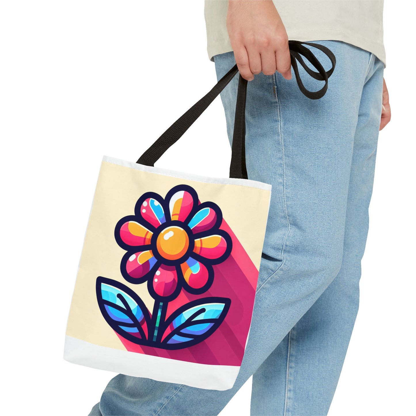 Starburst Flower Tote Bag