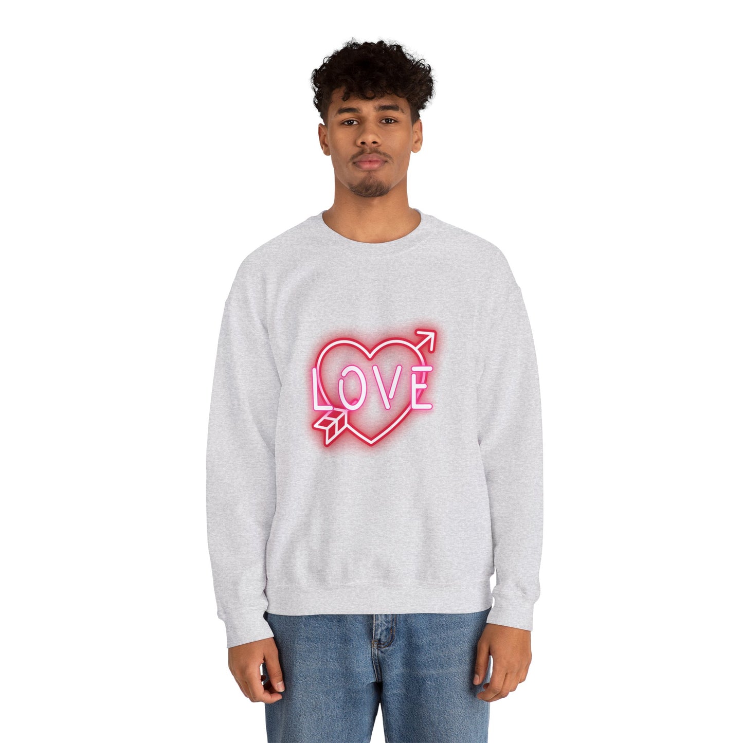 Neon Love Unisex Heavy Blend™ Crewneck Sweatshirt