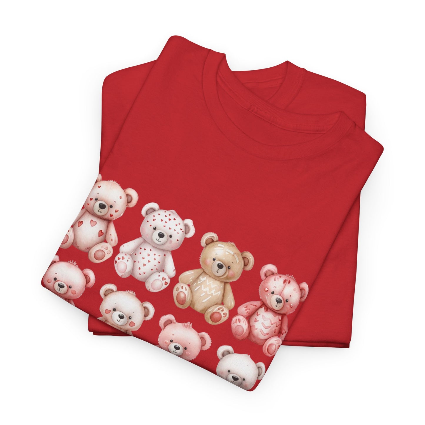 Teddy Bear Party - Valentine's Day Unisex Heavy Cotton Tee