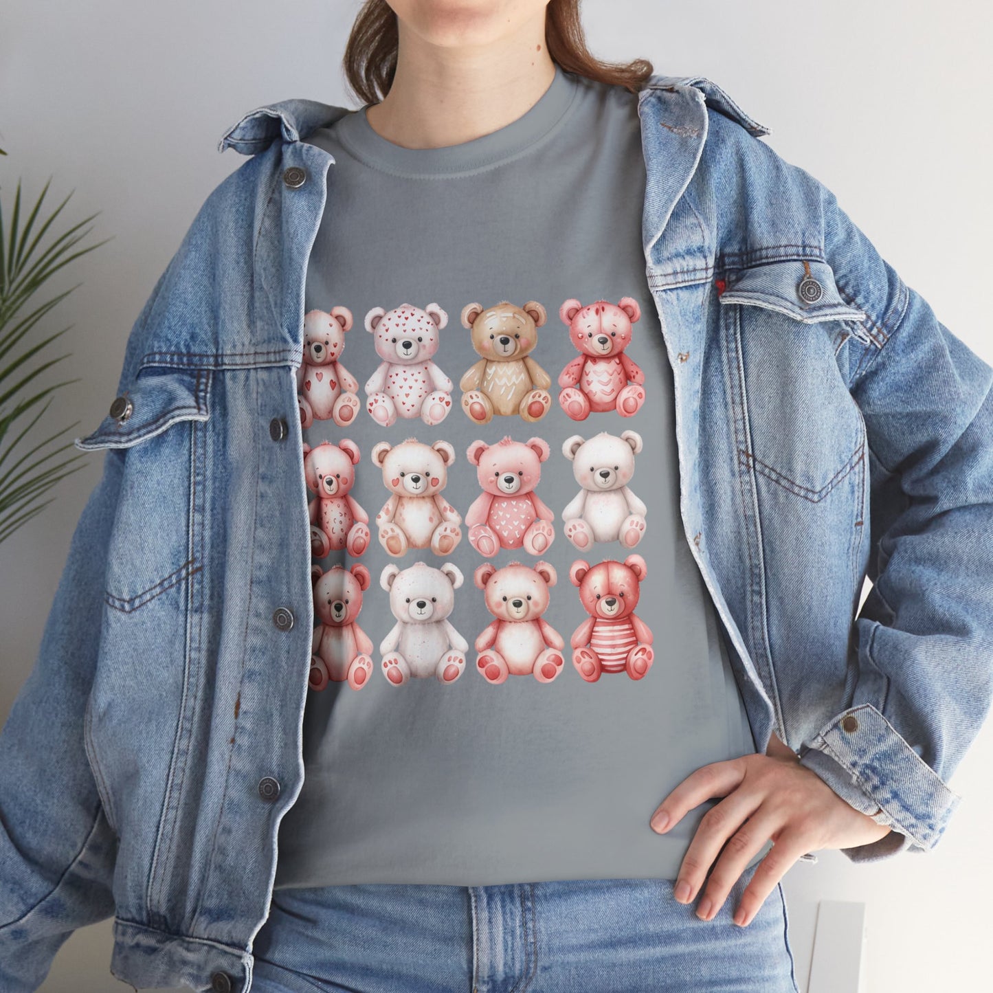 Teddy Bear Party - Valentine's Day Unisex Heavy Cotton Tee