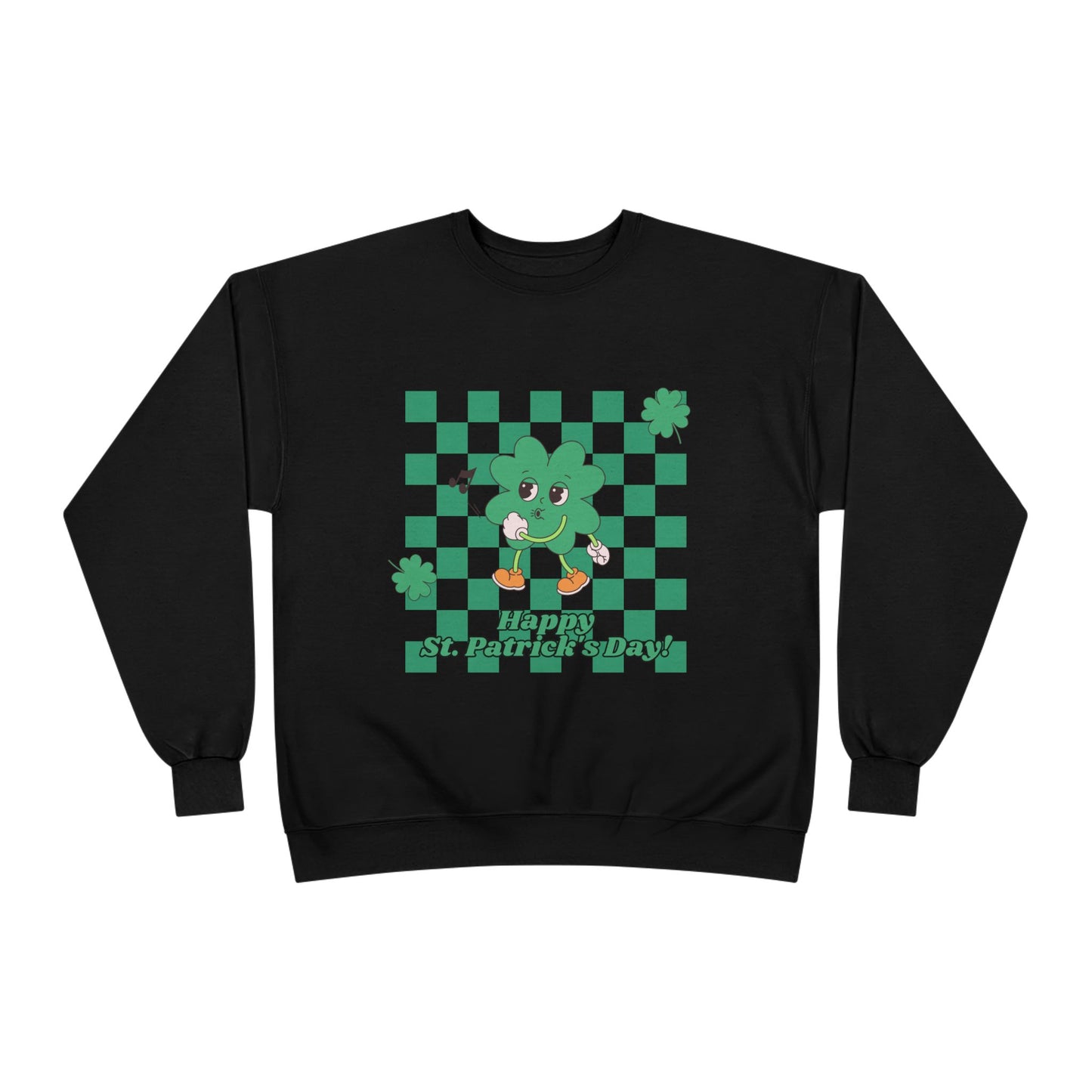 St. Pat's Checkers Unisex EcoSmart® Crewneck Sweatshirt