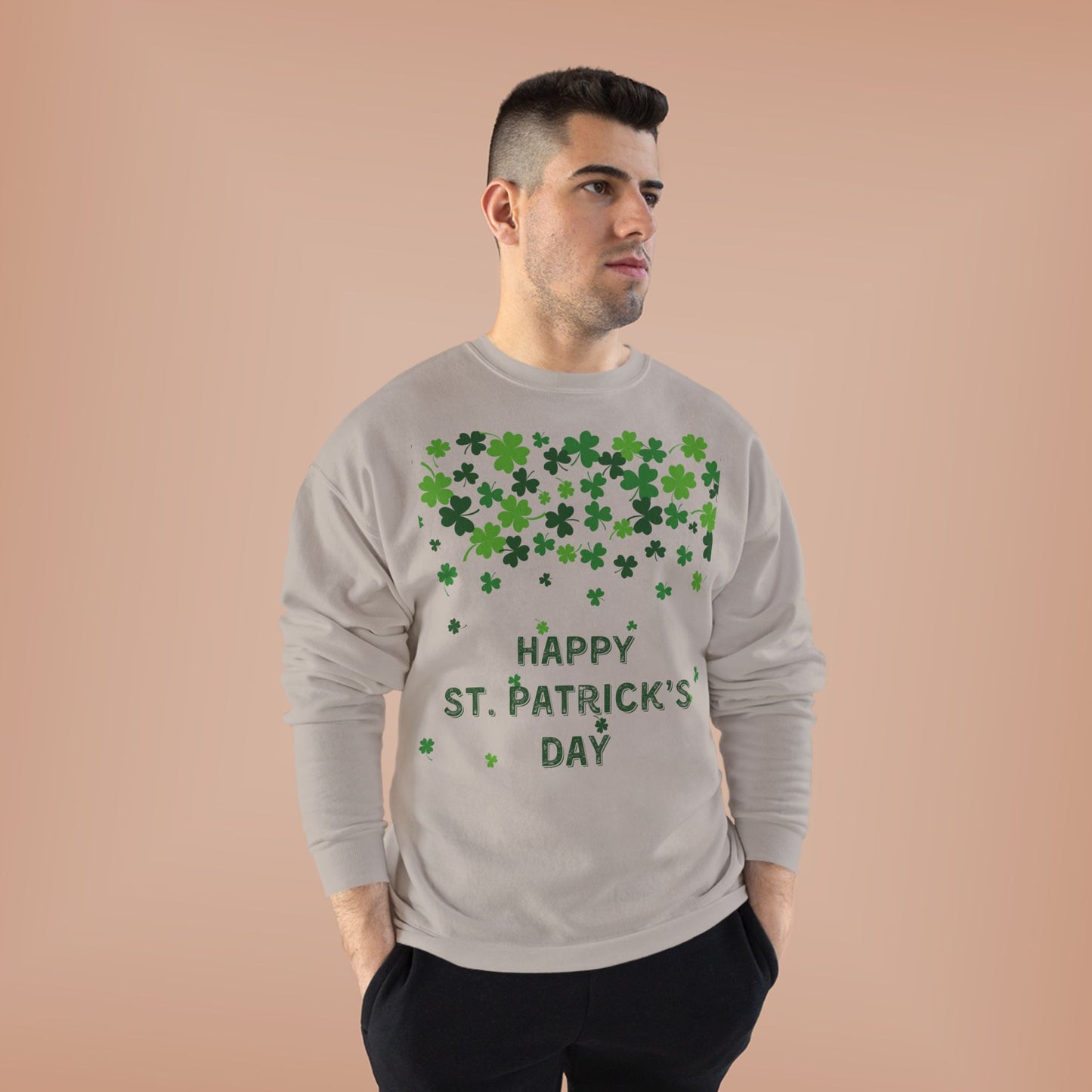 Shamrock Shower Unisex EcoSmart® Crewneck Sweatshirt