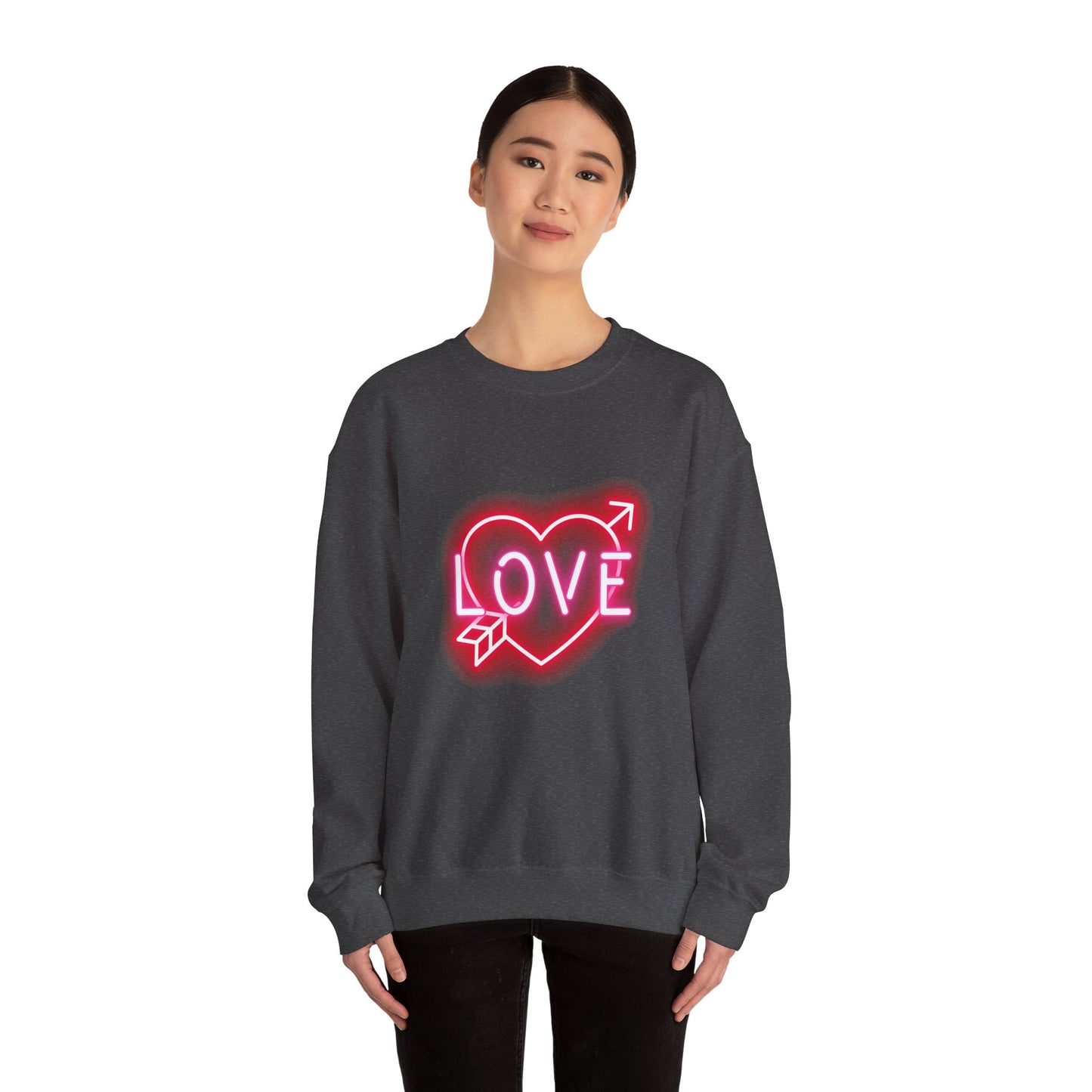 Neon Love Unisex Heavy Blend™ Crewneck Sweatshirt