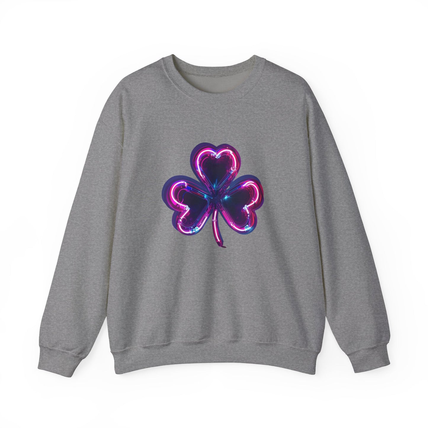 Electric Luck - Pink and Blue Unisex Heavy Blend™ Crewneck Sweatshirt