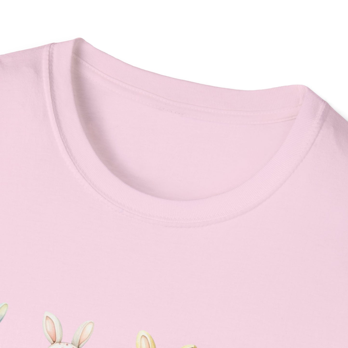 Bunny Picnic Unisex Softstyle T-Shirt for Easter