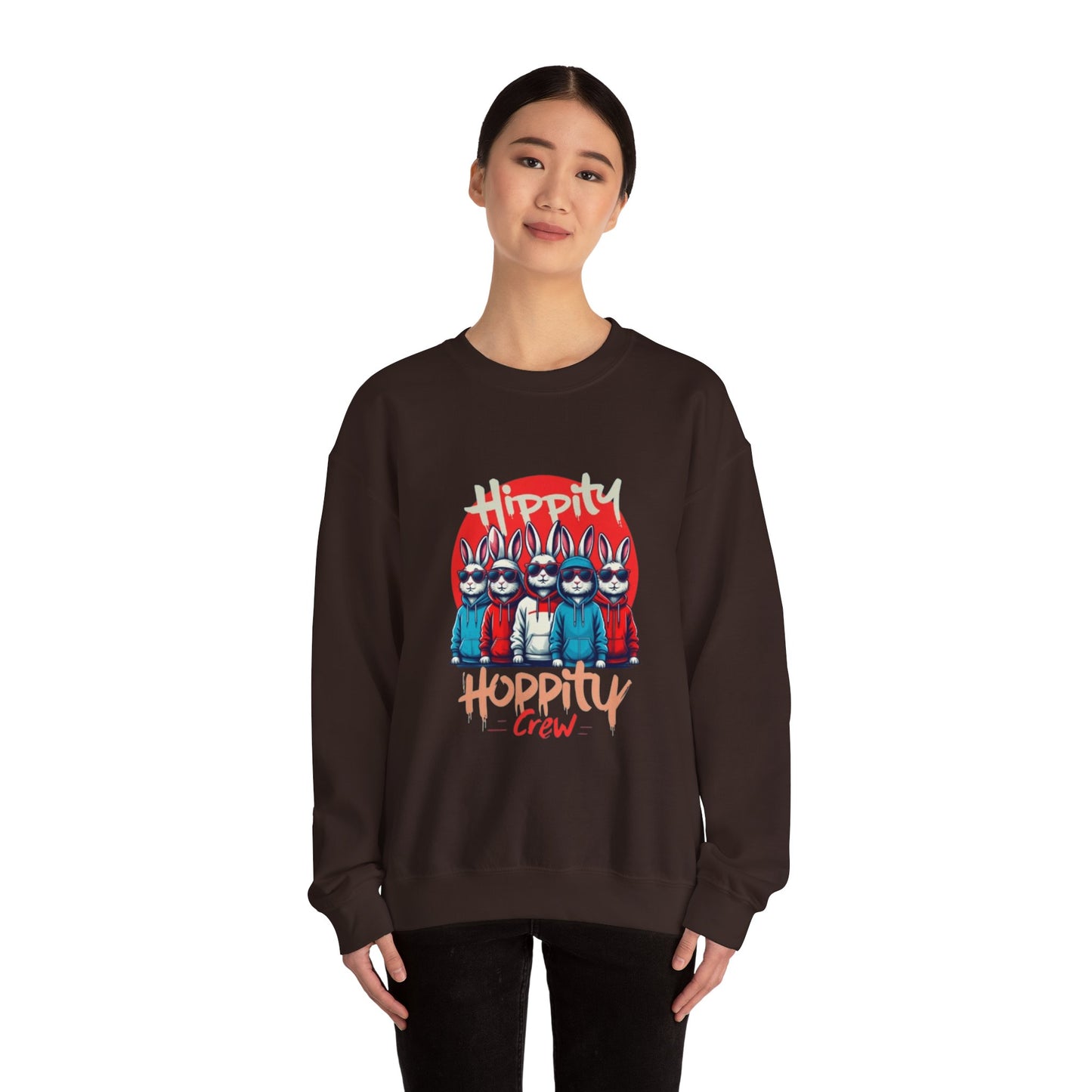 Hippity Hoppity Crew Unisex Heavy Blend™ Crewneck Sweatshirt