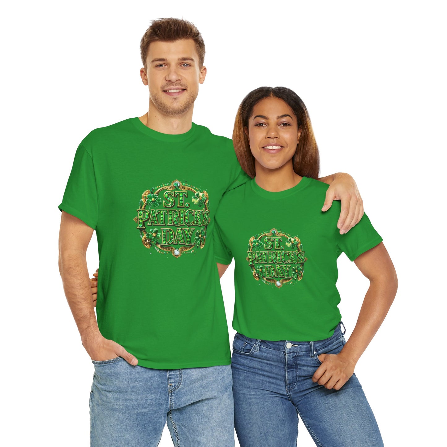 Glitzy Green Unisex Heavy Cotton Tee