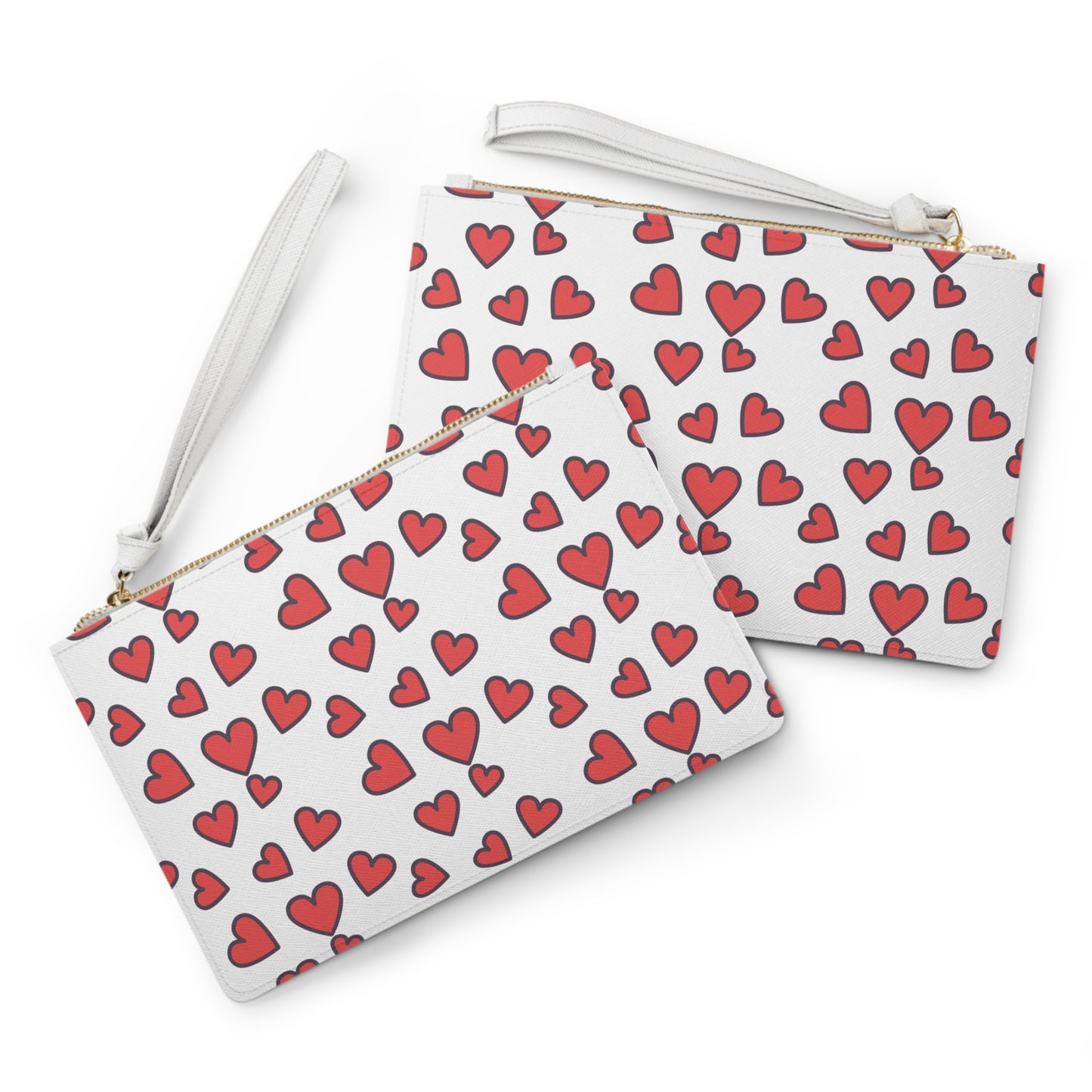 Floating Hearts Clutch Bag