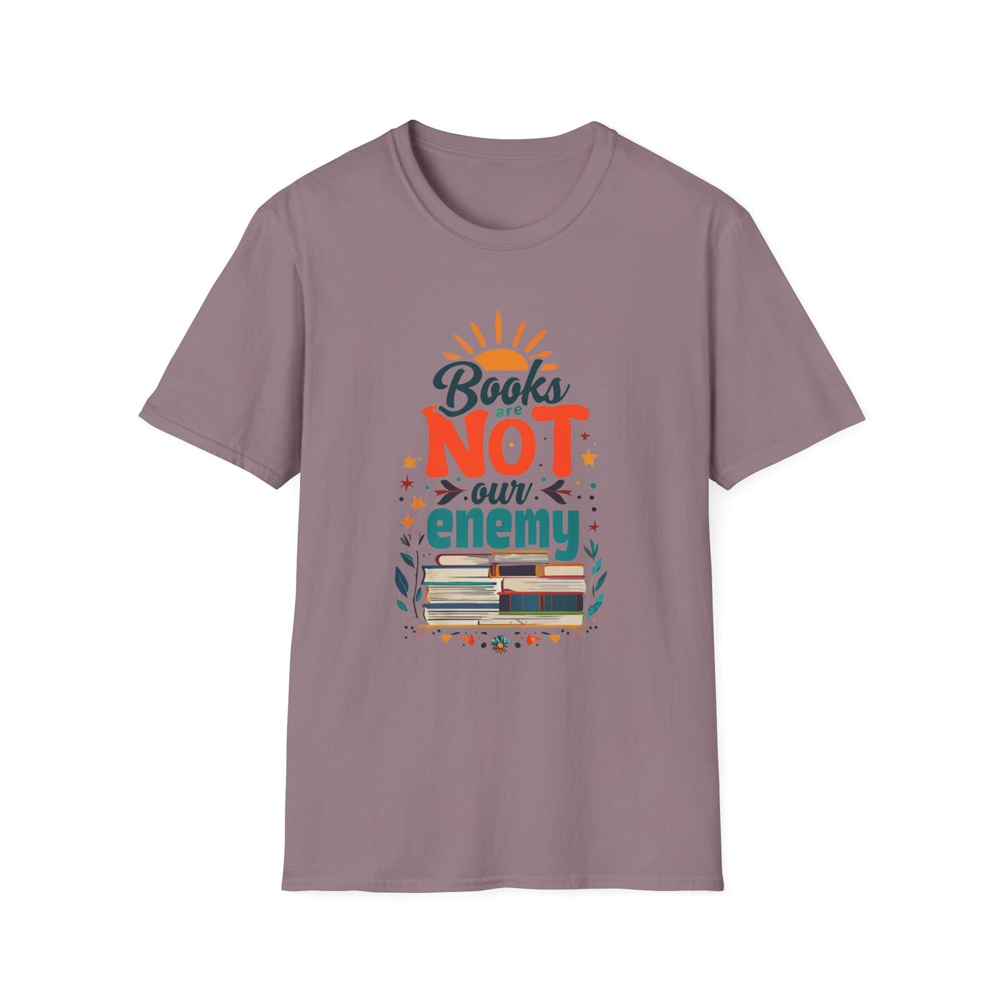 Books are NOT our Enemy Unisex Softstyle T-Shirt