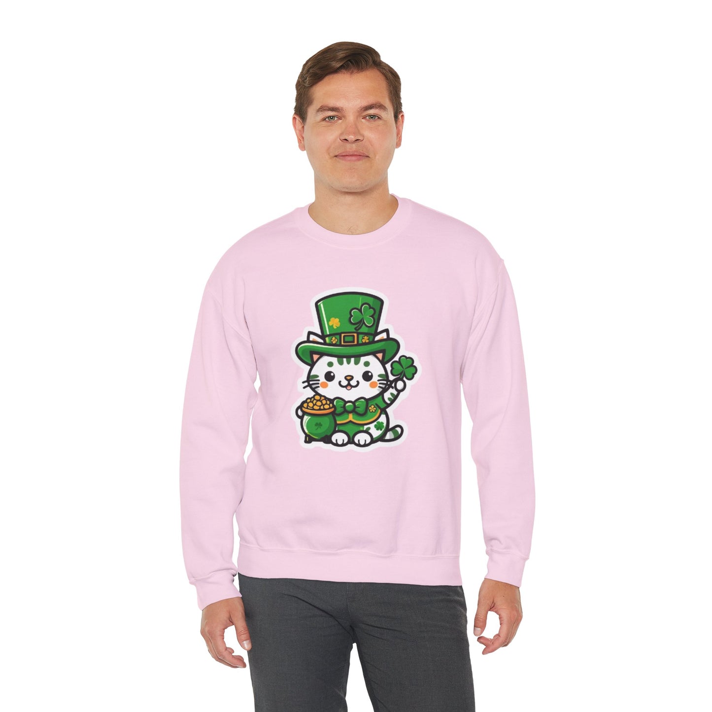 Clover Kitty Unisex Heavy Blend™ Crewneck Sweatshirt