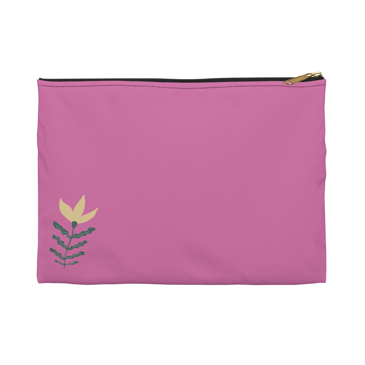 Pink Flower Power Accessory Pouch