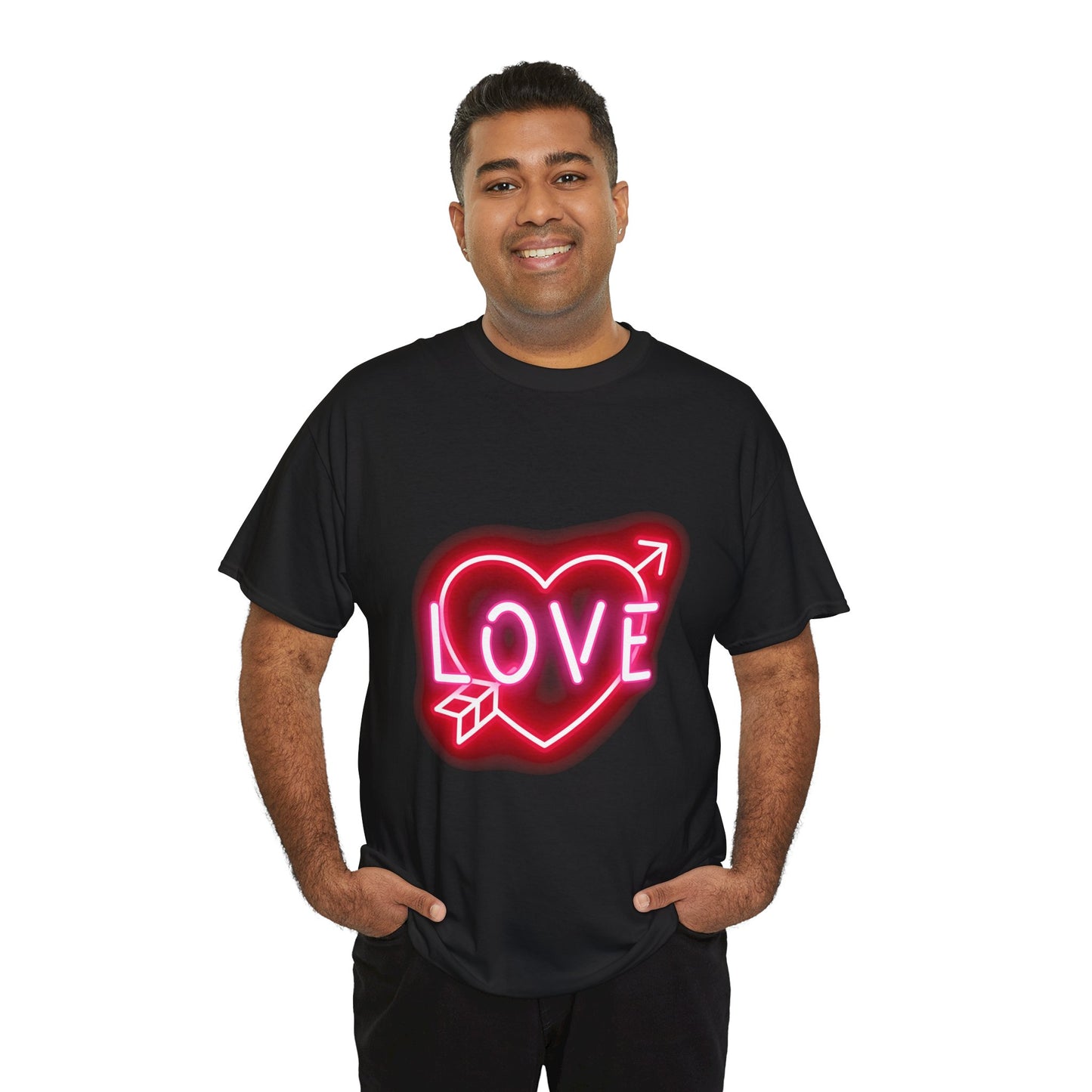 Neon Love Unisex Heavy Cotton Tee