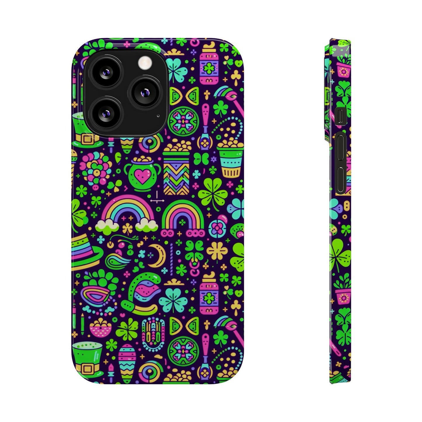 Day-Glo Clover Slim Phone Cases