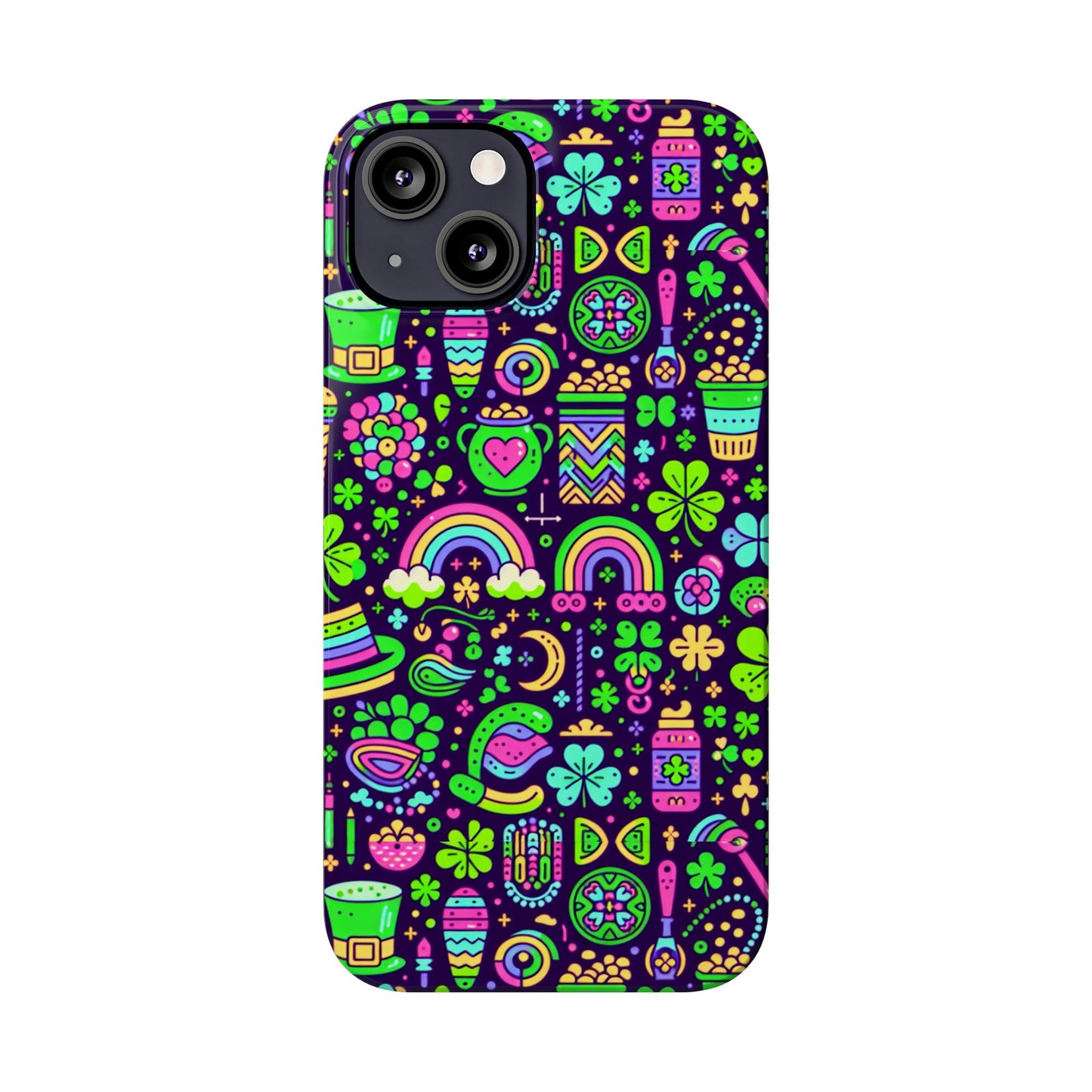 Day-Glo Clover Slim Phone Cases