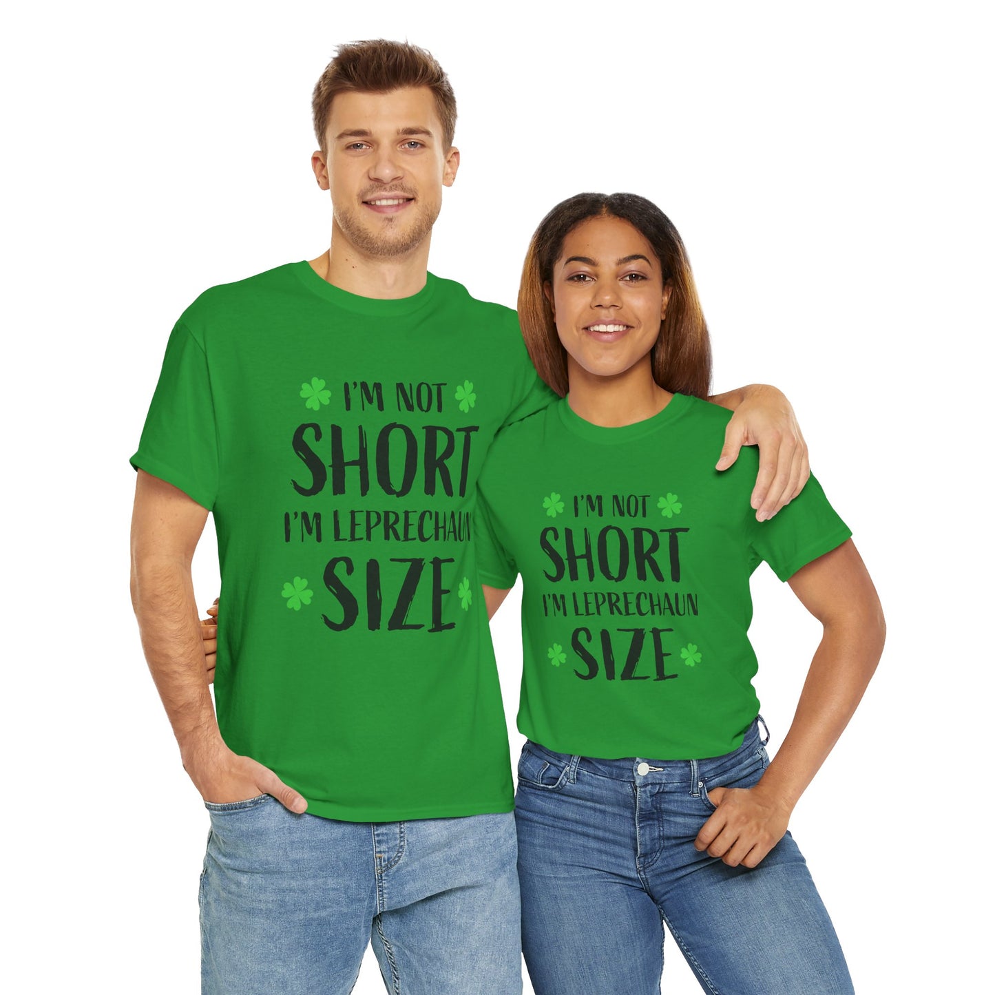 Leprechaun Size Unisex Heavy Cotton Tee