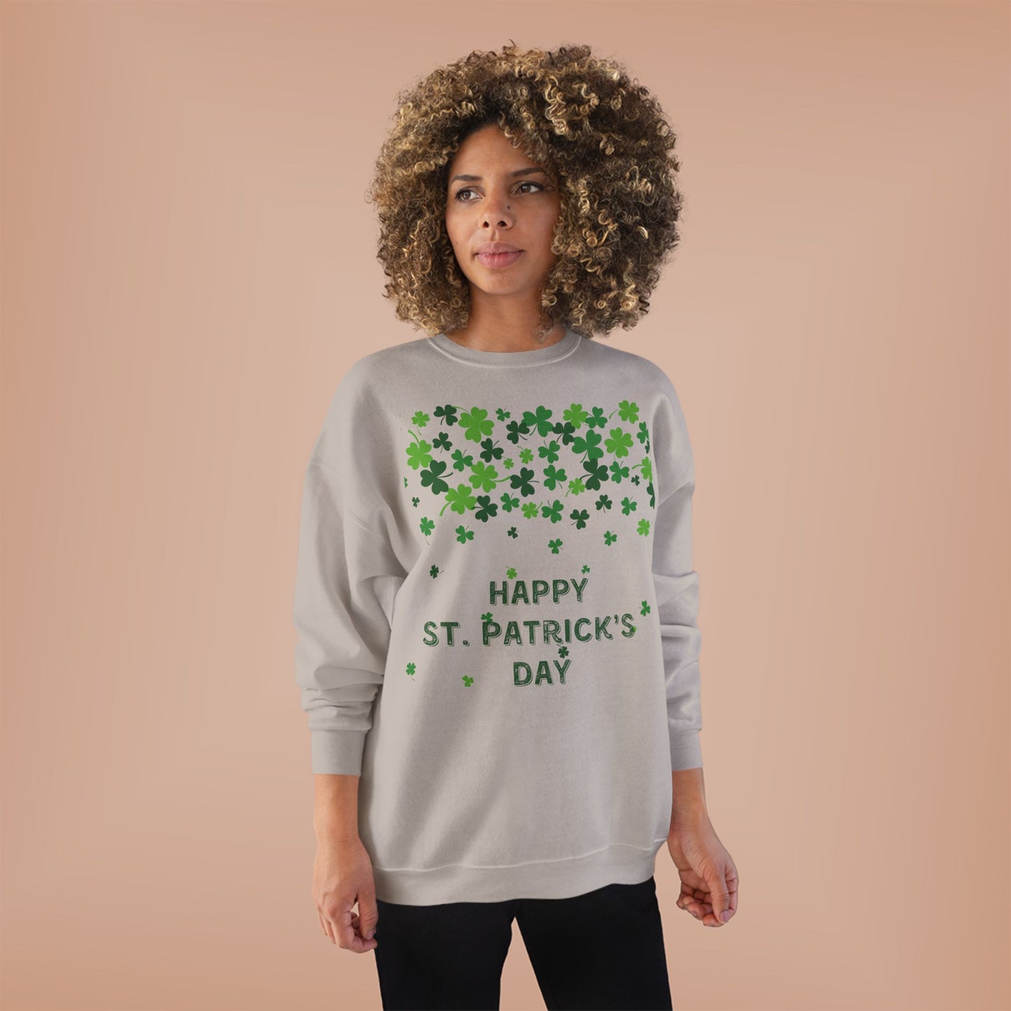 Shamrock Shower Unisex EcoSmart® Crewneck Sweatshirt