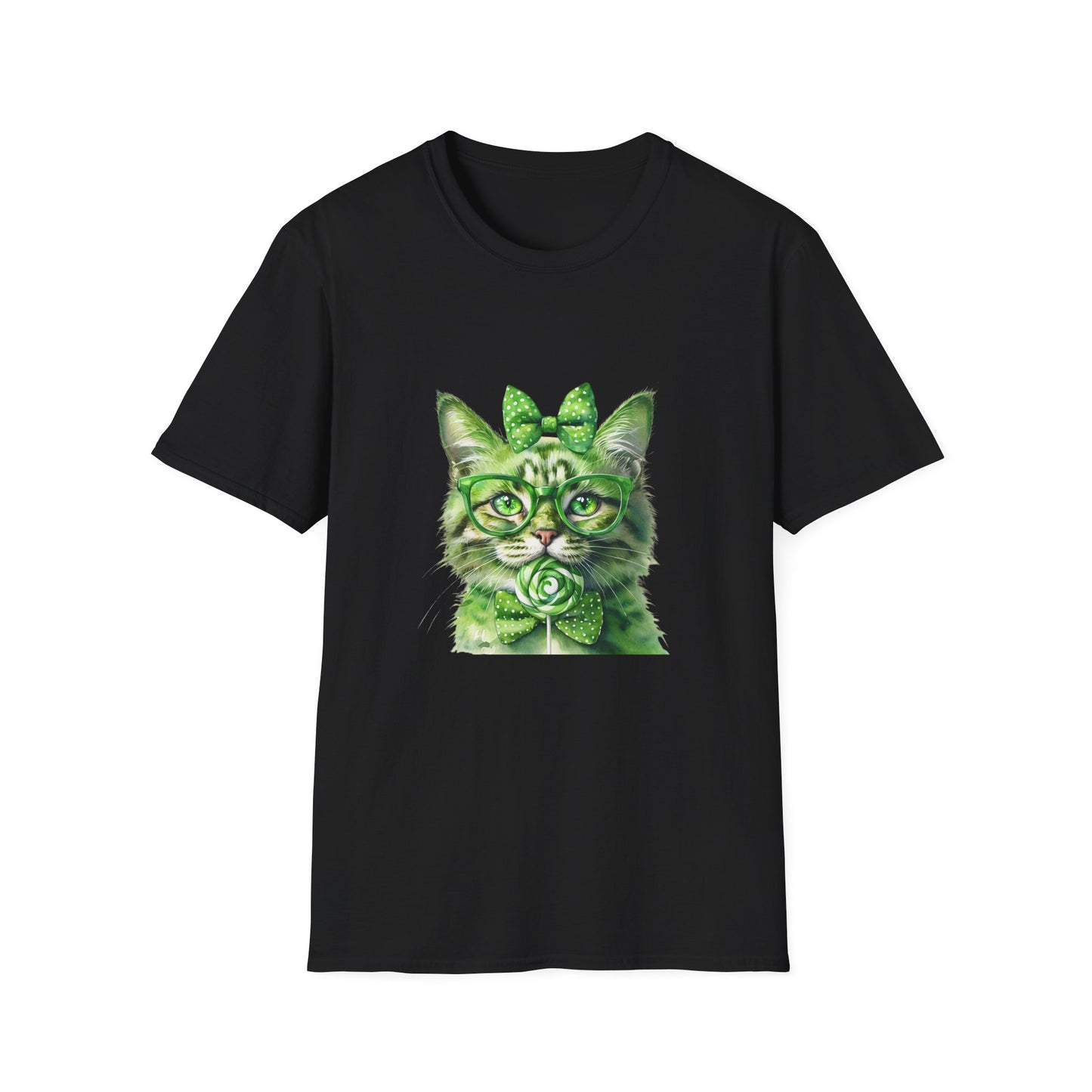 Purrfect Luck Unisex Softstyle T-Shirt